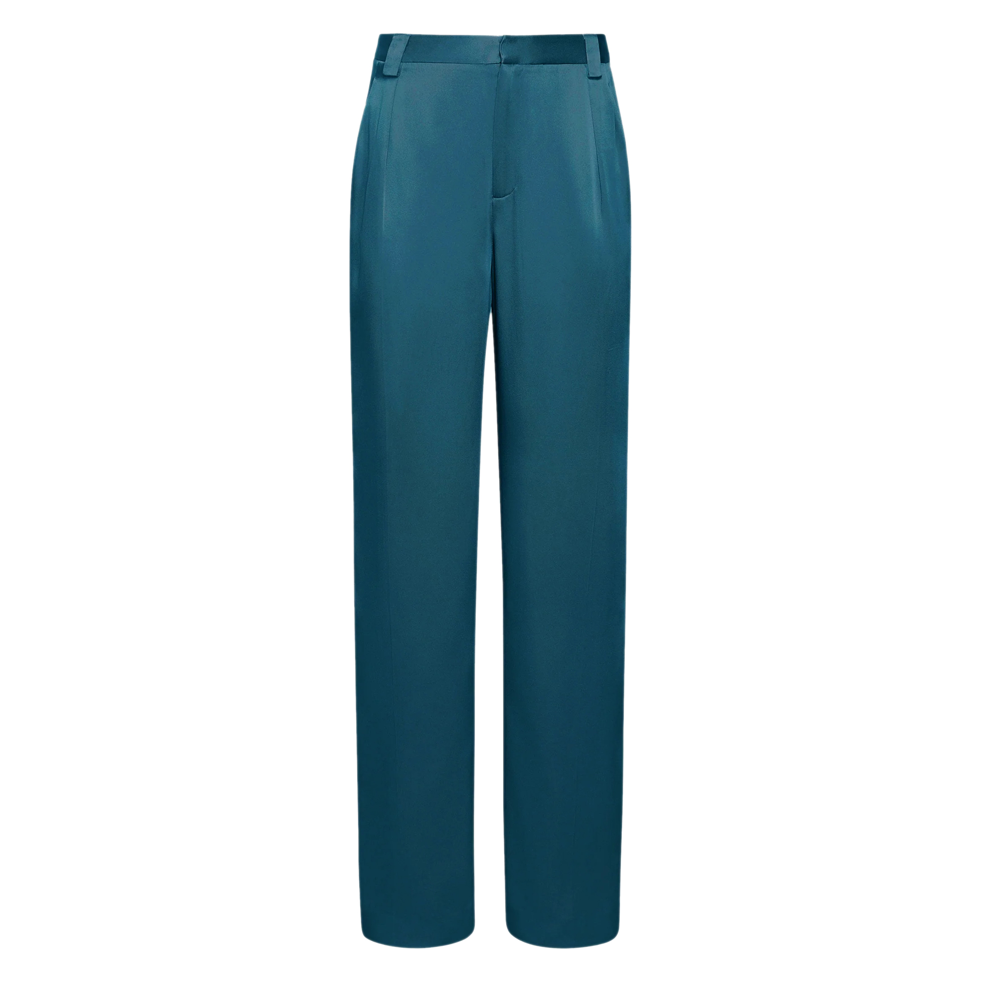 Satin Relaxed Pleated Pant