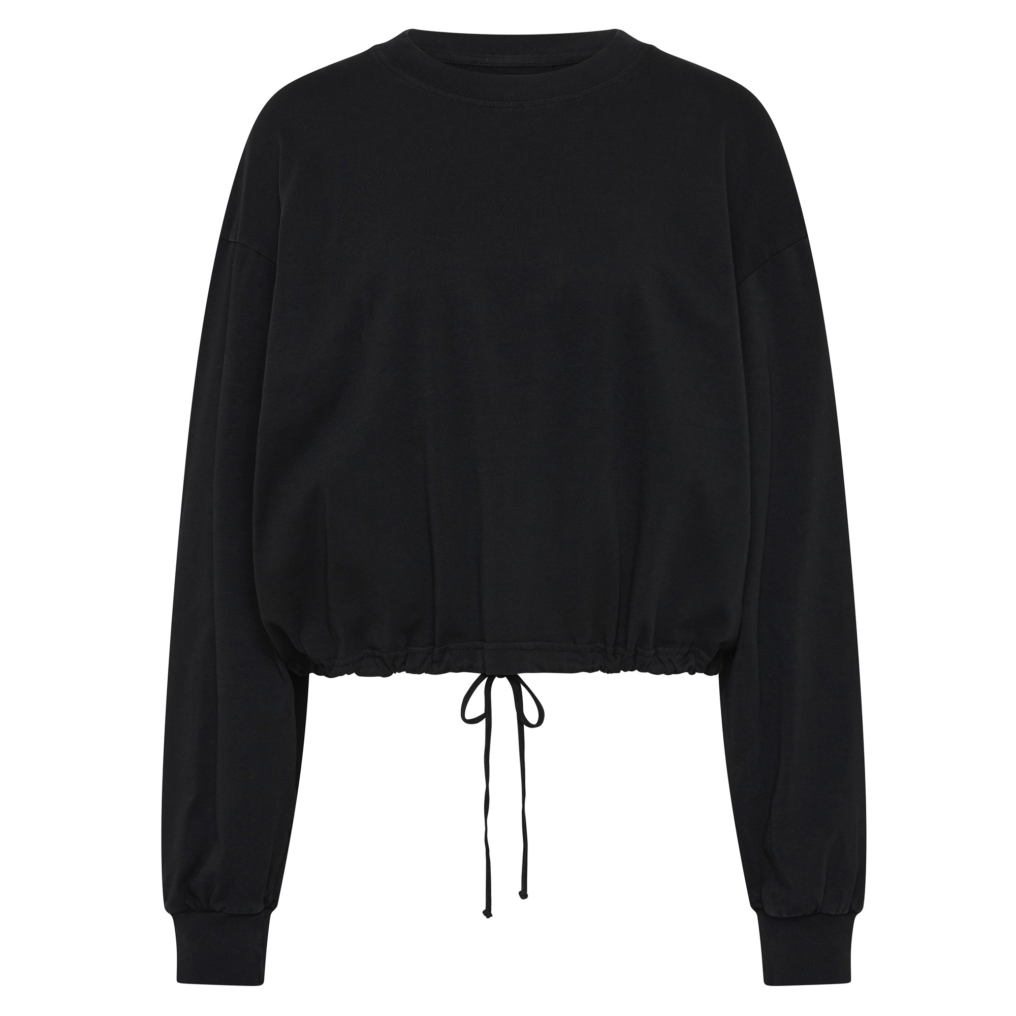Drawstring Long Sleeve Top