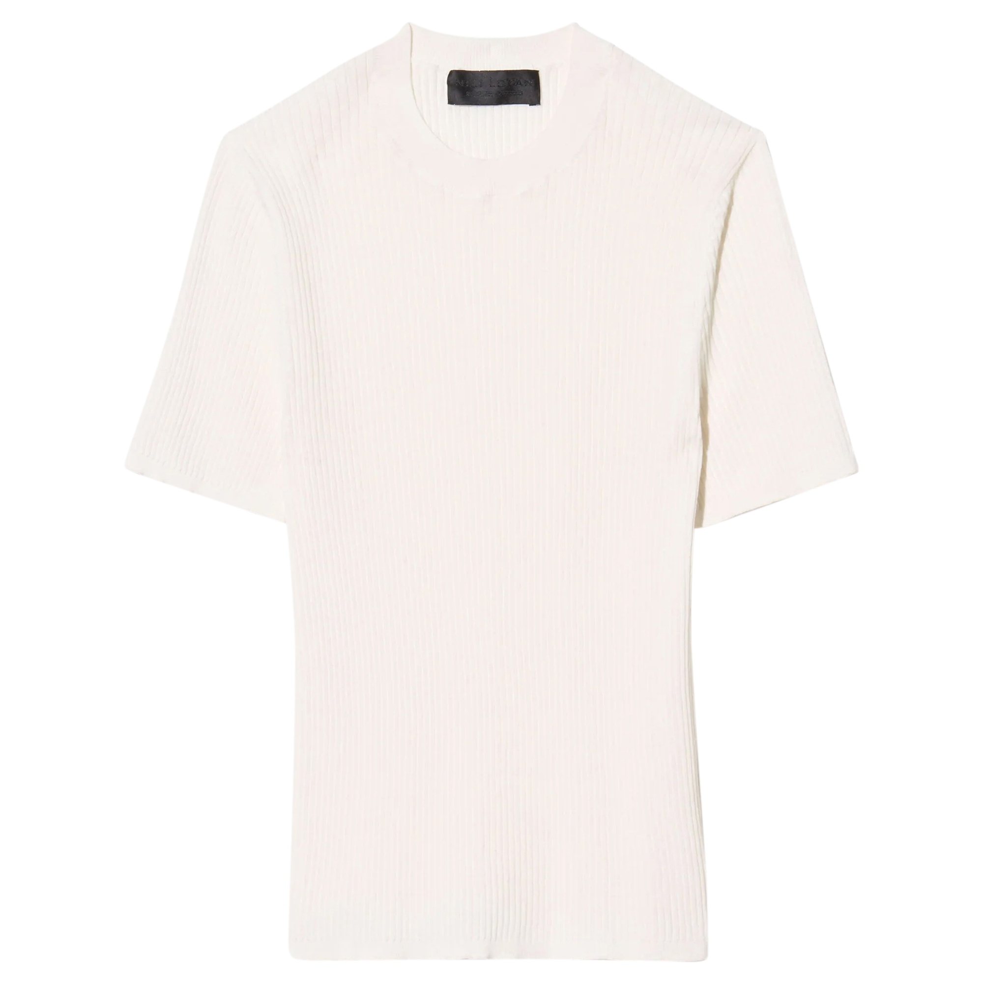 Dorset Ribbed Short Sleeve Crewneck Sweater