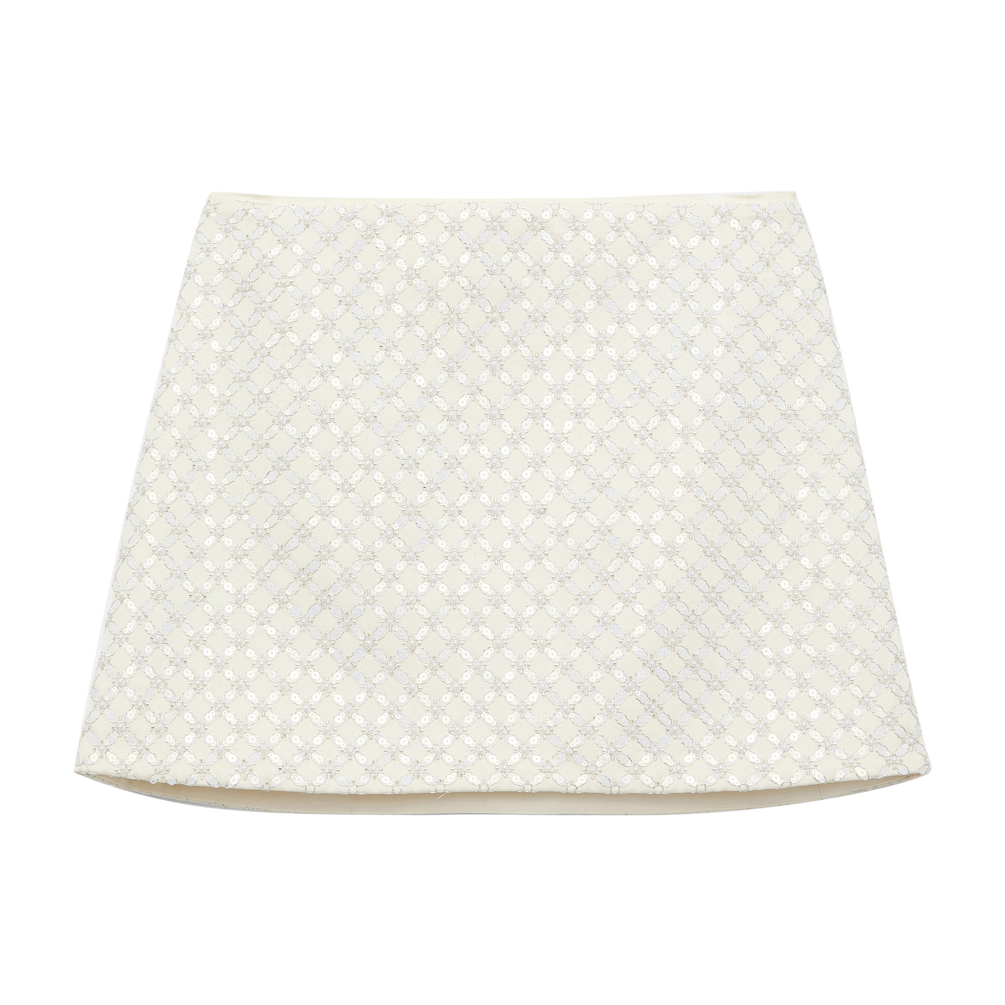 Sparkling Statement Sequin-Embellished Mini Skirt