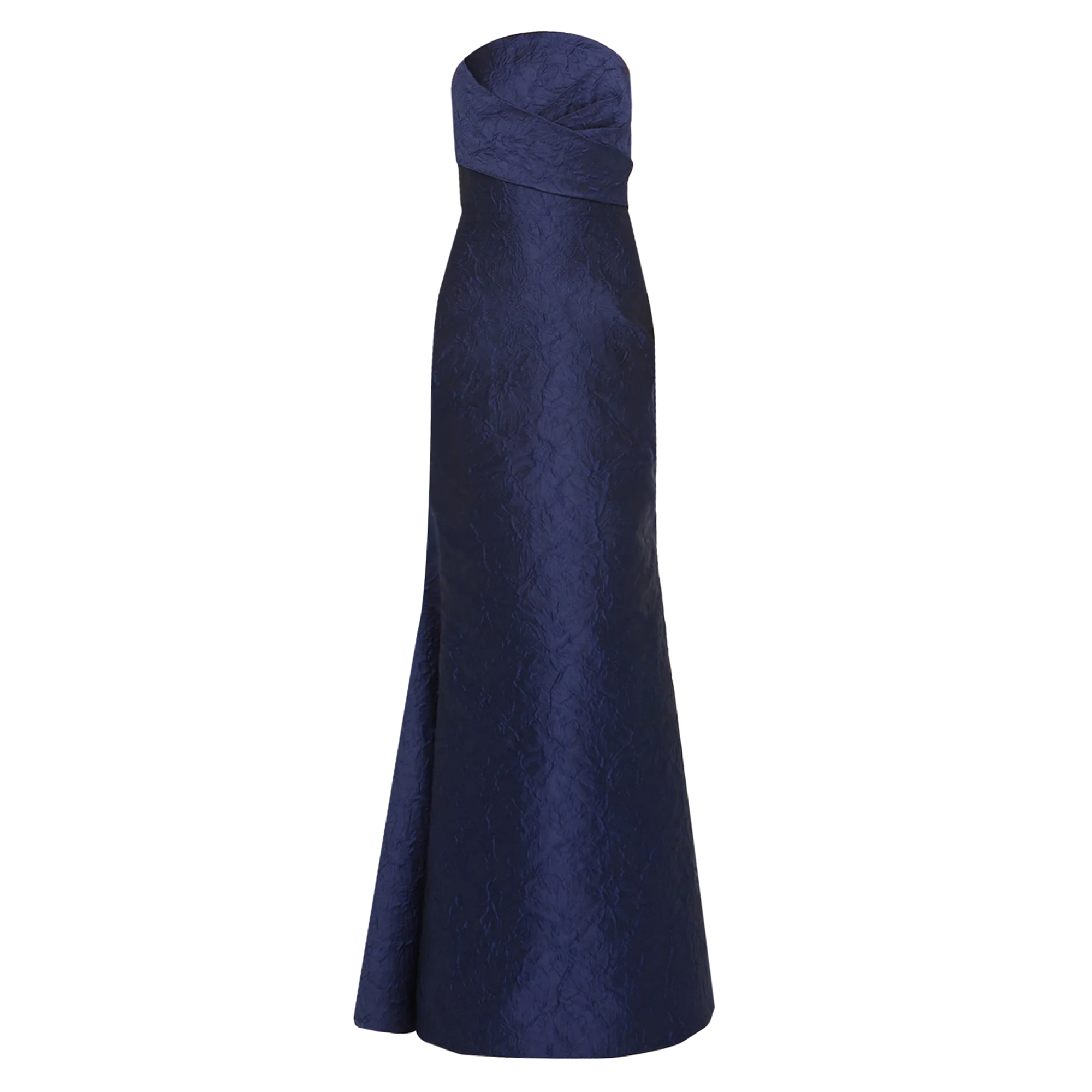 Harlow Strapless Floor-Length Jacquard Gown