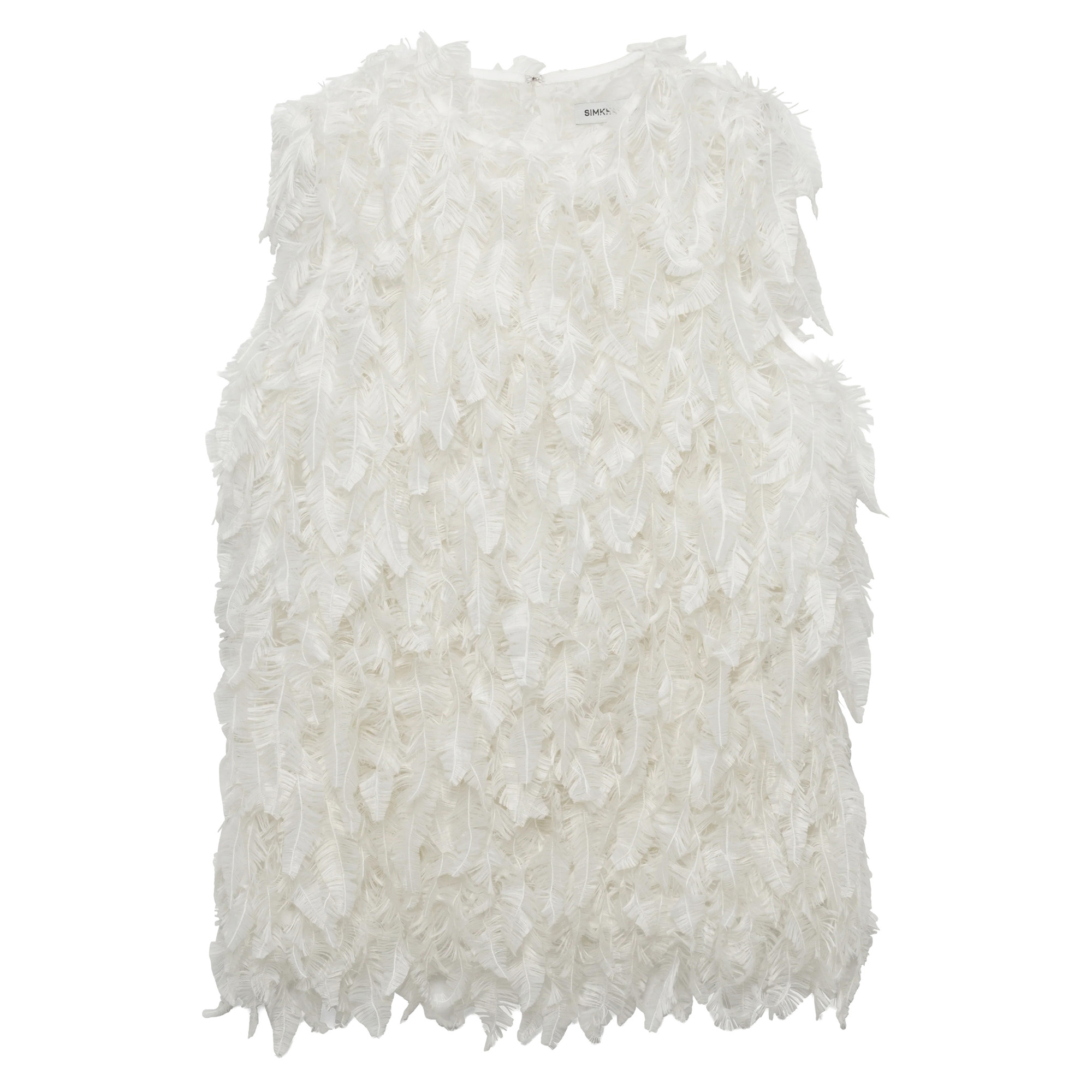 Fei Feathery Satin Sleeveless Top