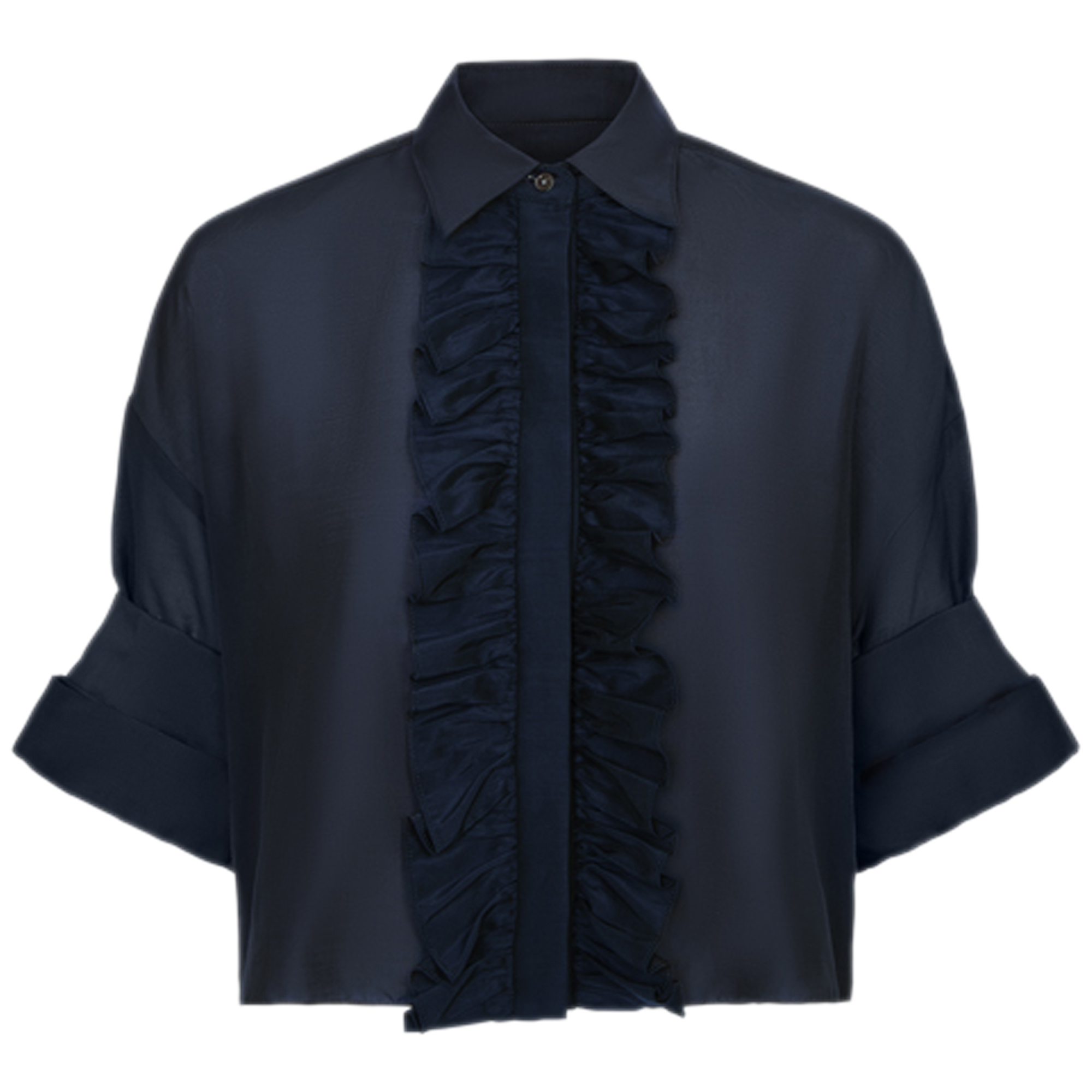 Next Ex Shirt With Ruffle