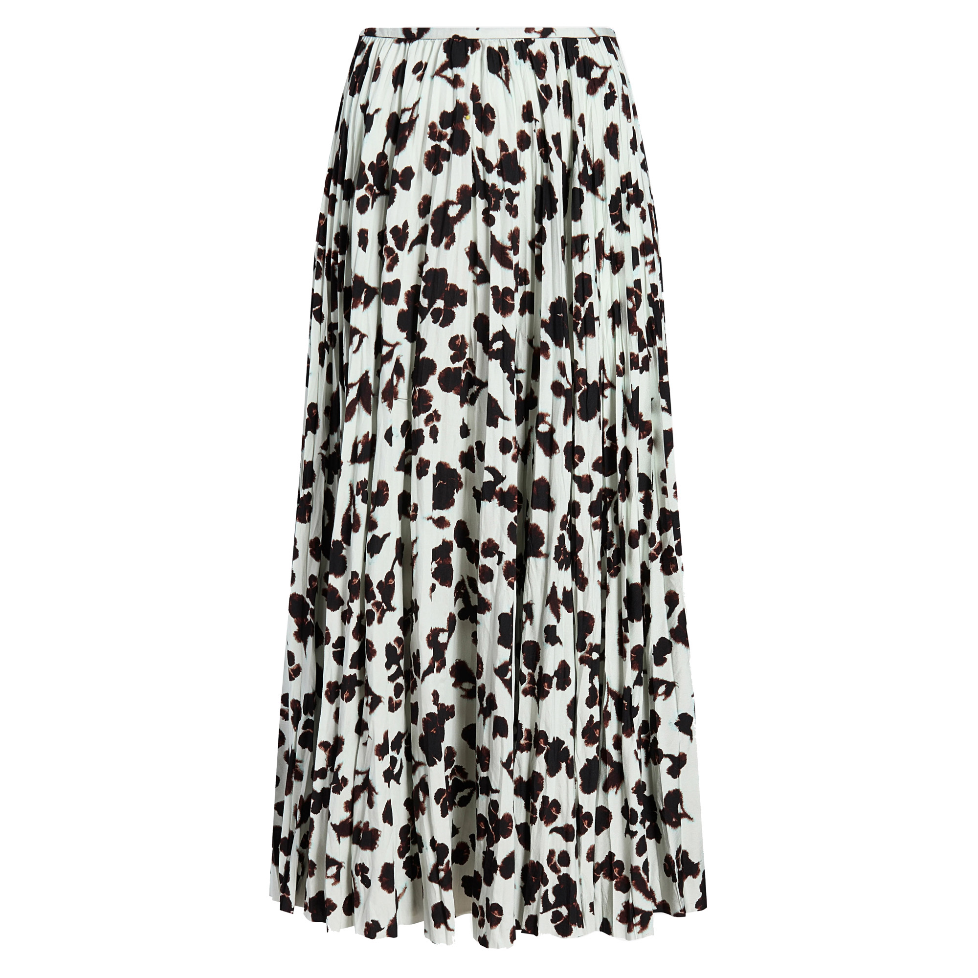 Runa Midi Skirt In Printed Soft Twill