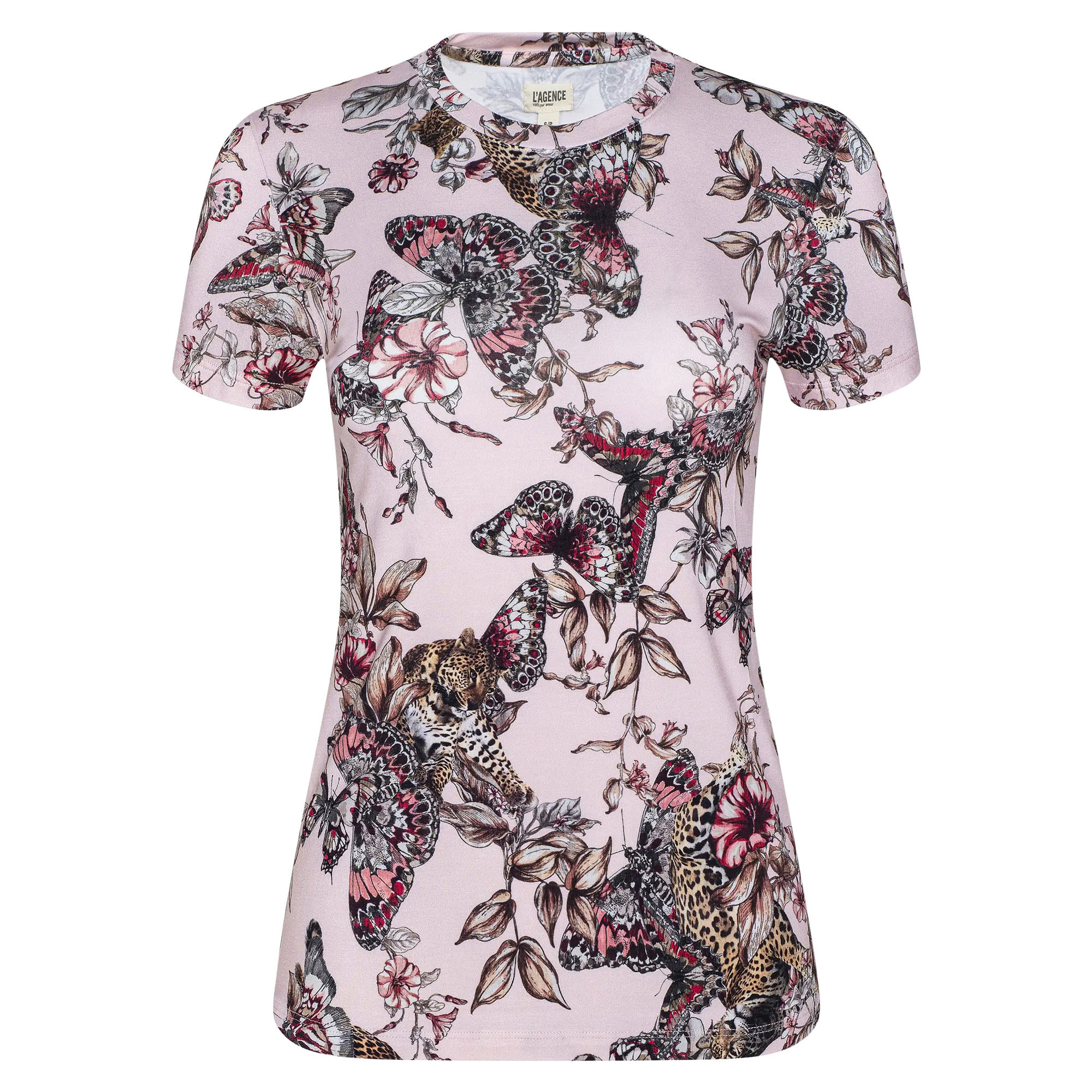 Ressi Short Sleeve Crew Neck Fitted Tee