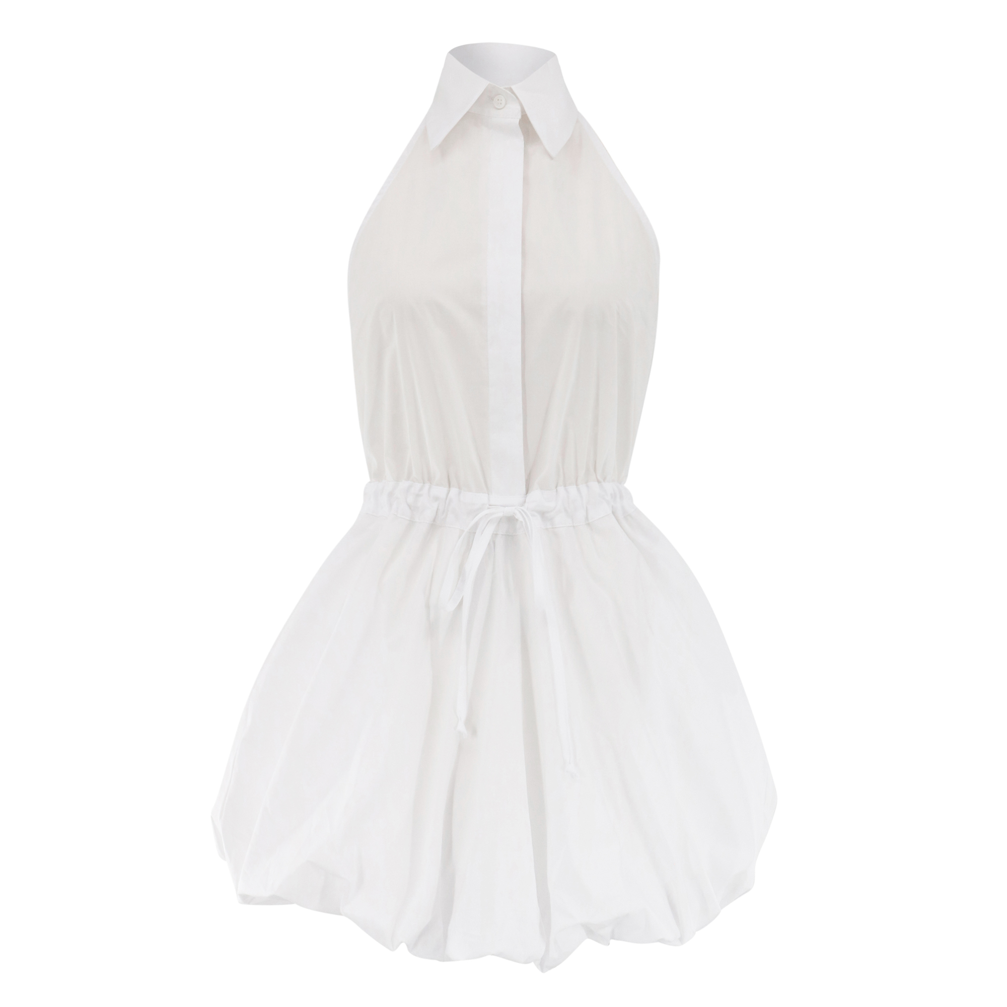 Halterneck Bubble Mini Dress