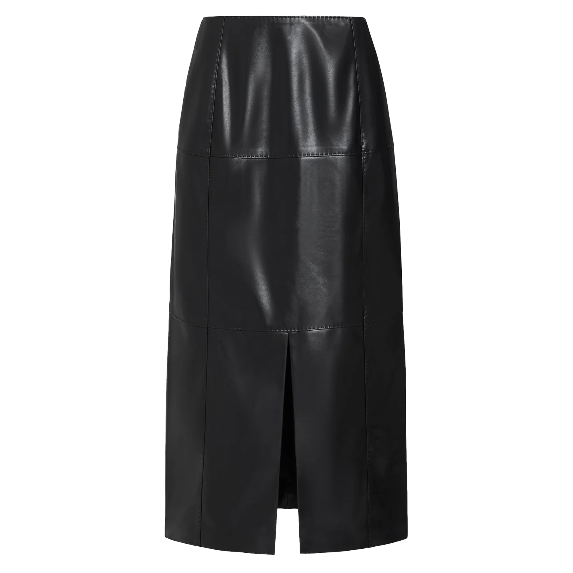 Elliot Vegan Leather Midi Skirt