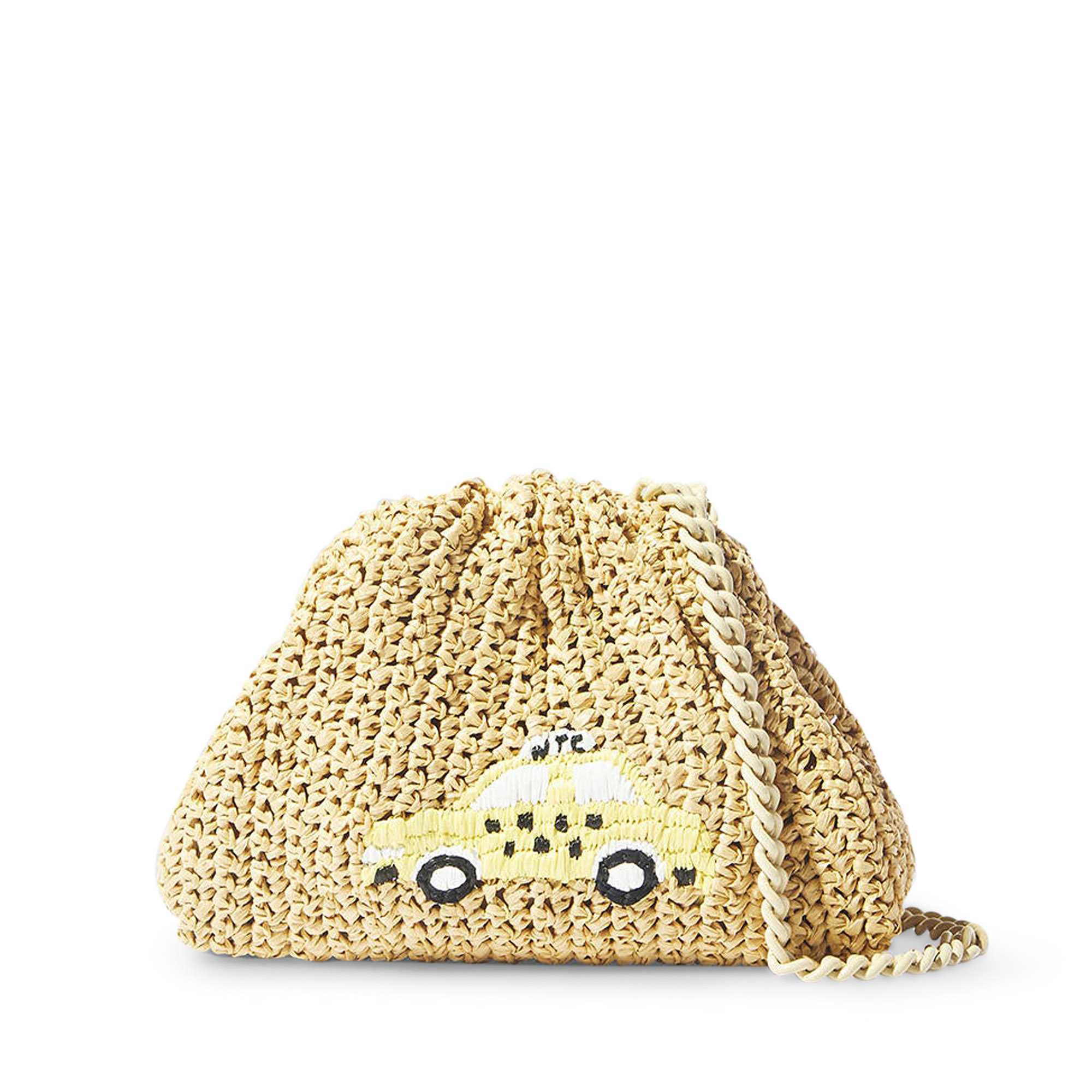 NY Mini Crochet Taxi Handbag
