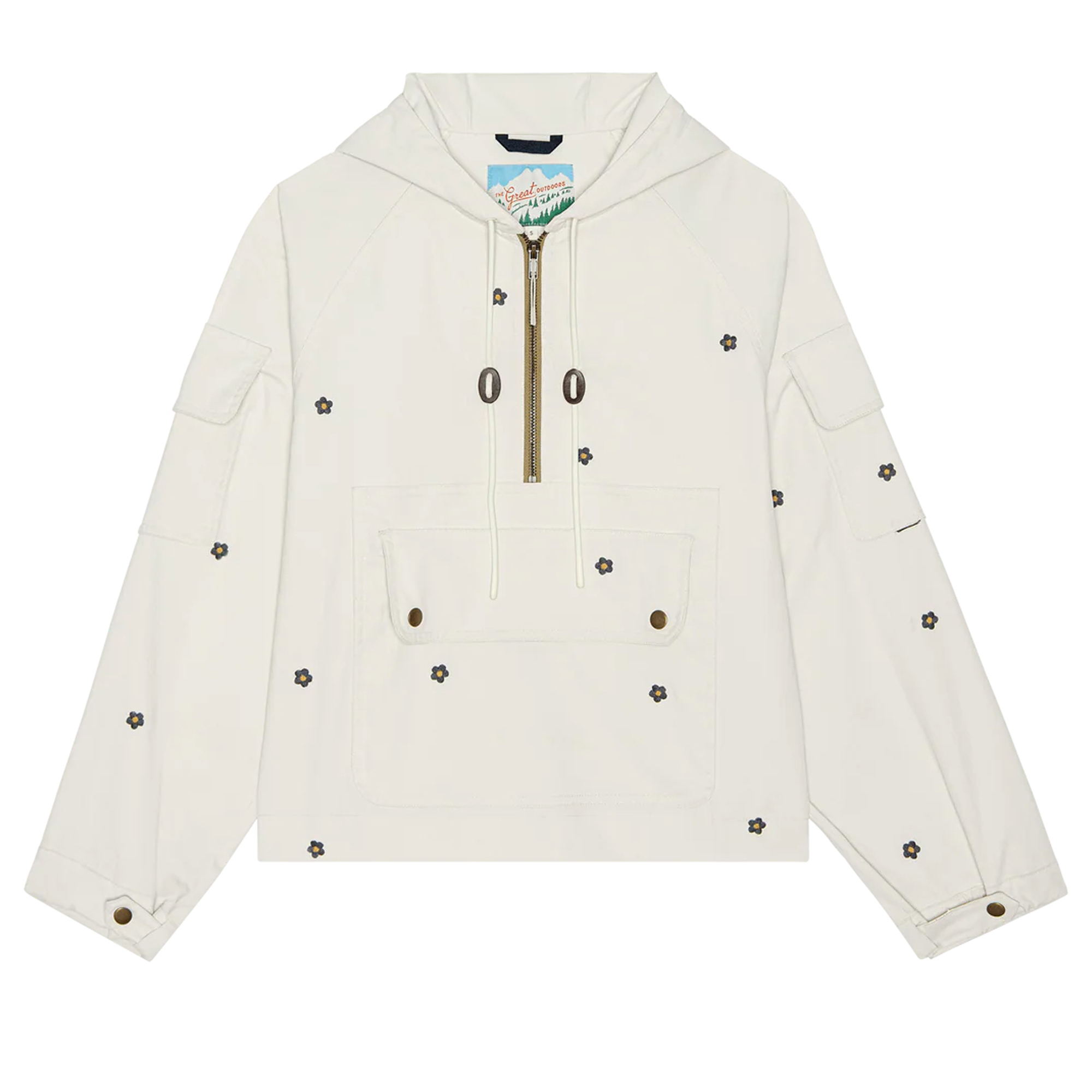 The Embroidery Cropped Trailhead Pullover