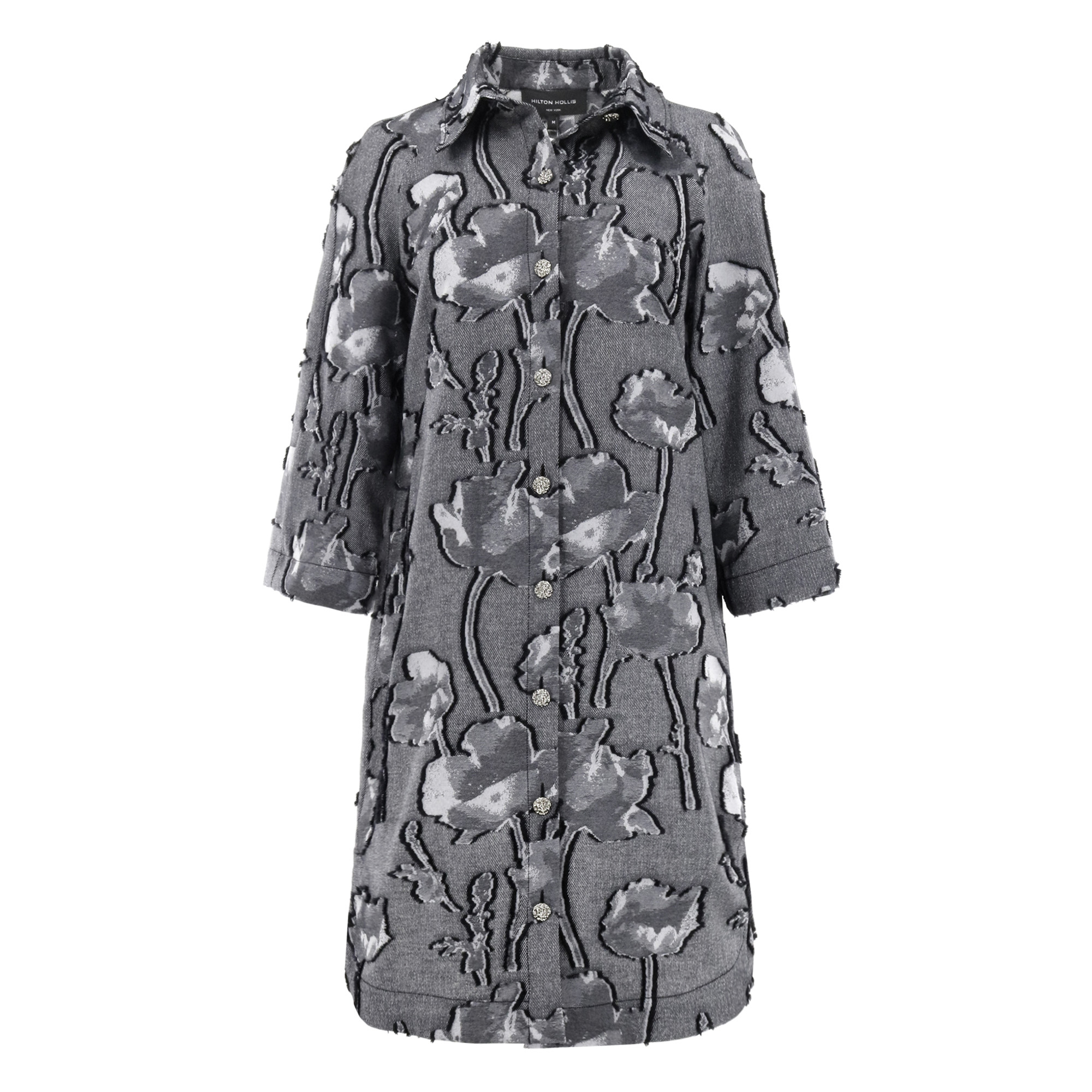 Floral Fil Coupe Dress