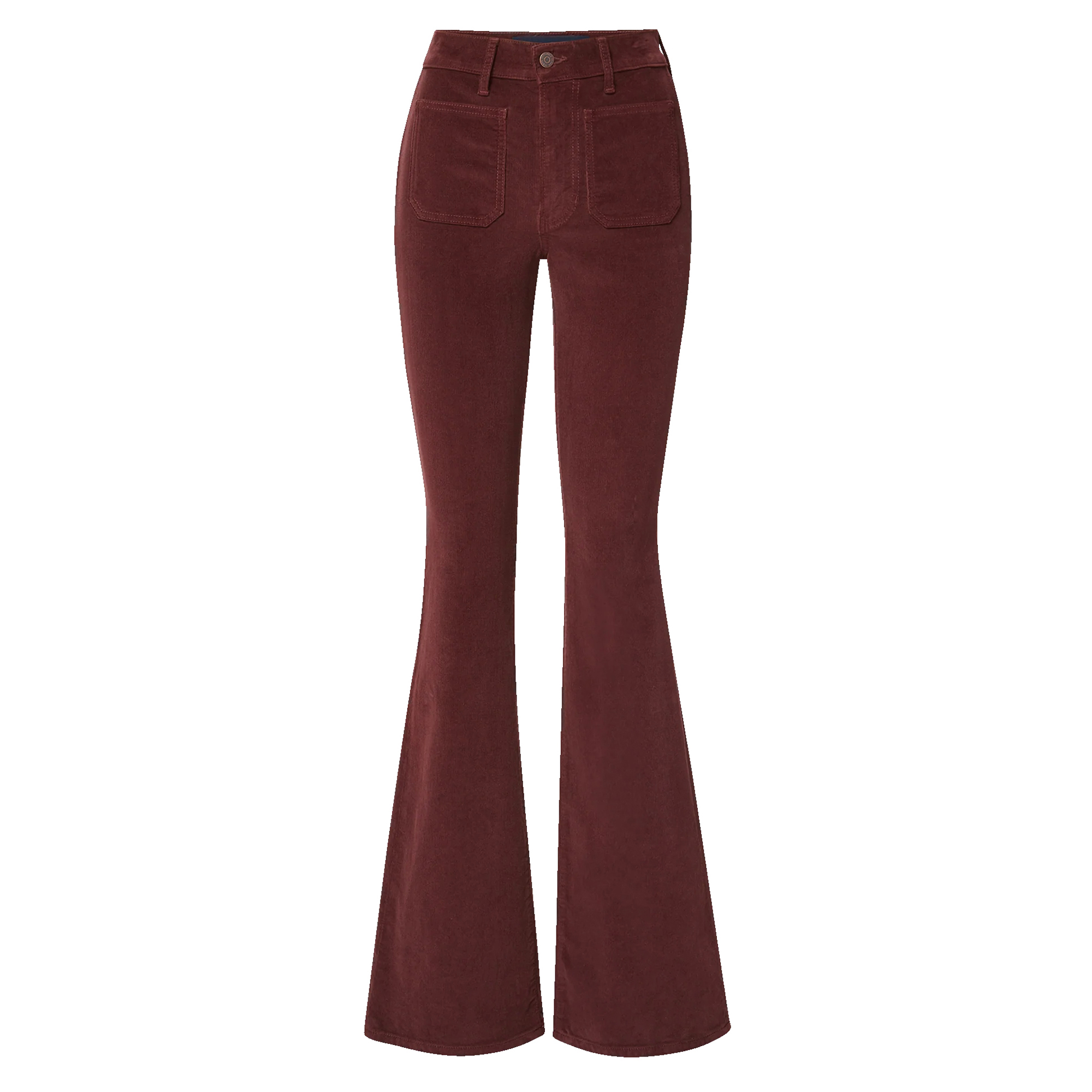 Beverly Patch Pocket Corduroy Skinny Flare Pant
