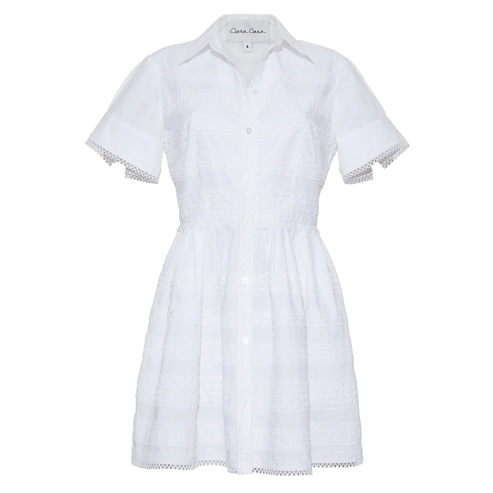 Kai Short Sleeve Button-Down Mini Dress