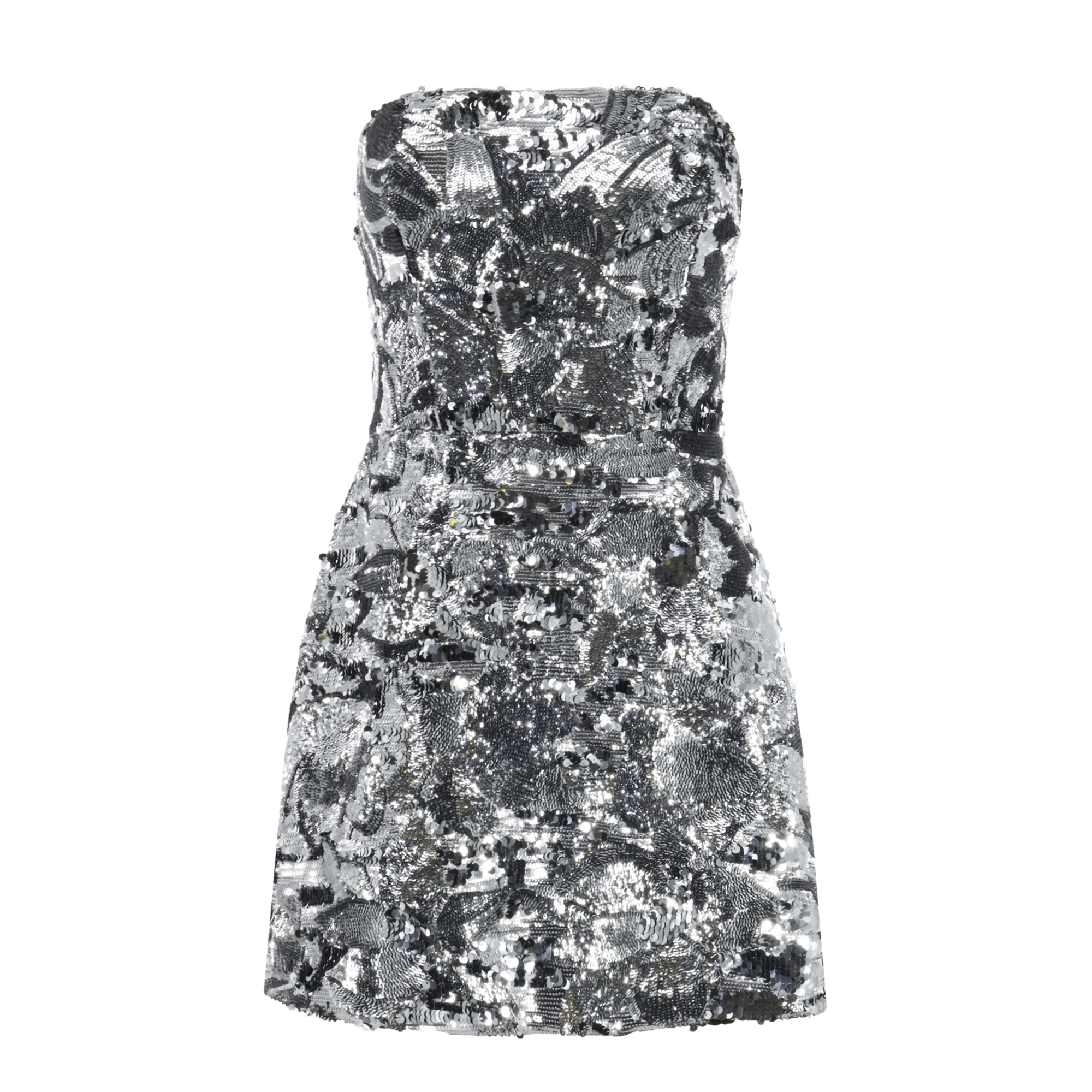 Linda Strapless Sequin Mini Dress