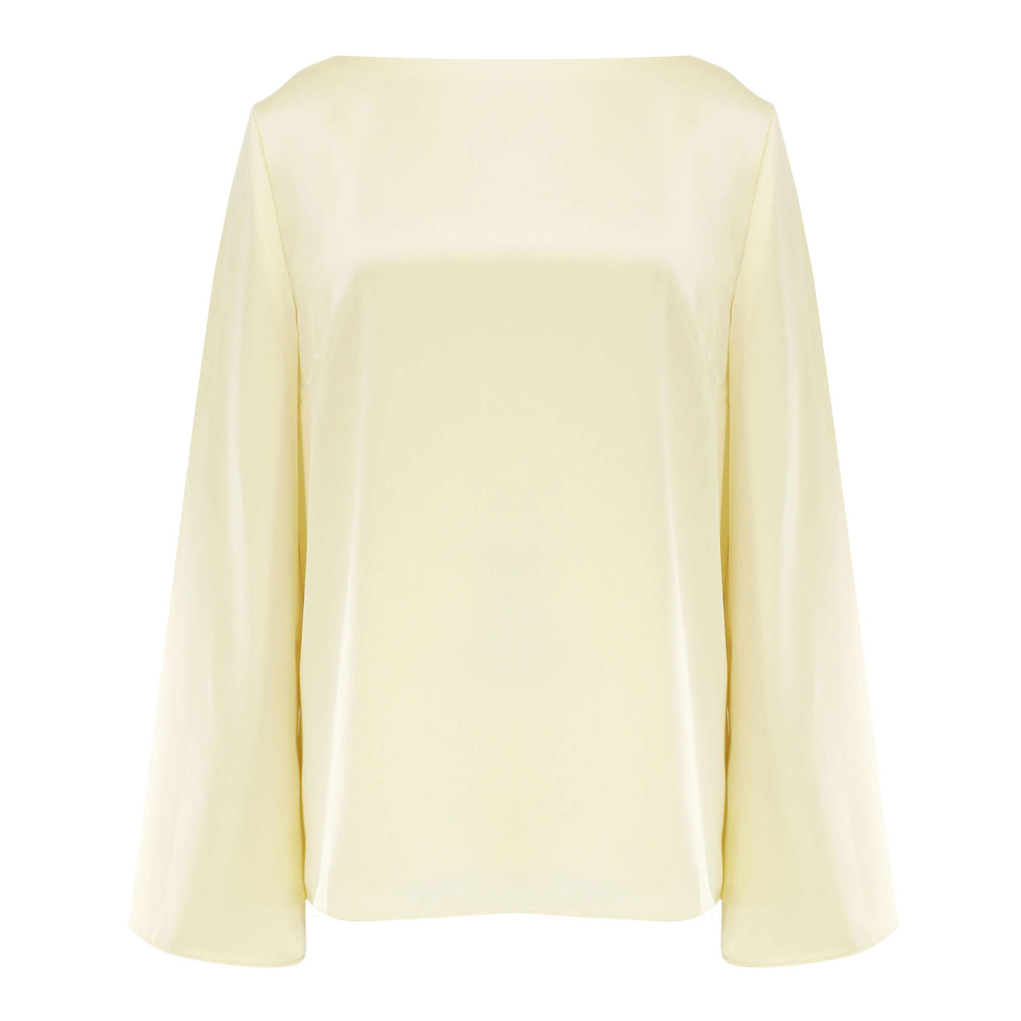 Blaine Long Sleeve Satin Blouse