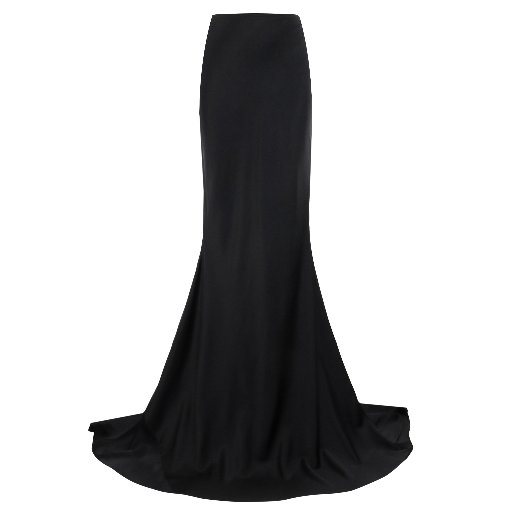 Bias-Cut Heavy Silk Evening Skirt