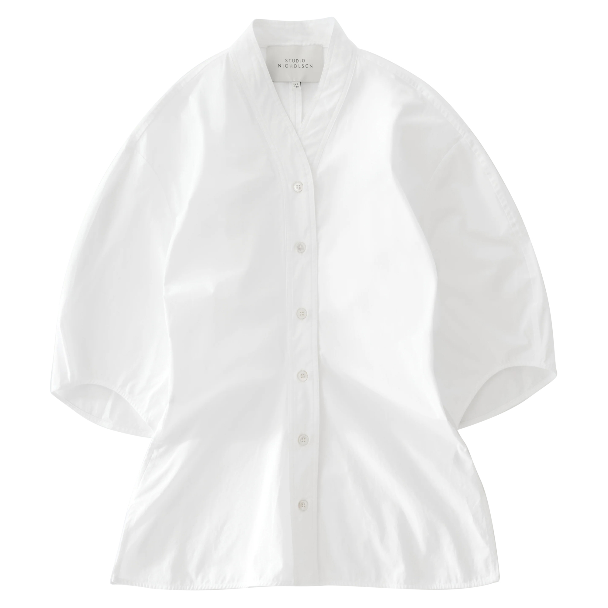 Curved Sleeve Top