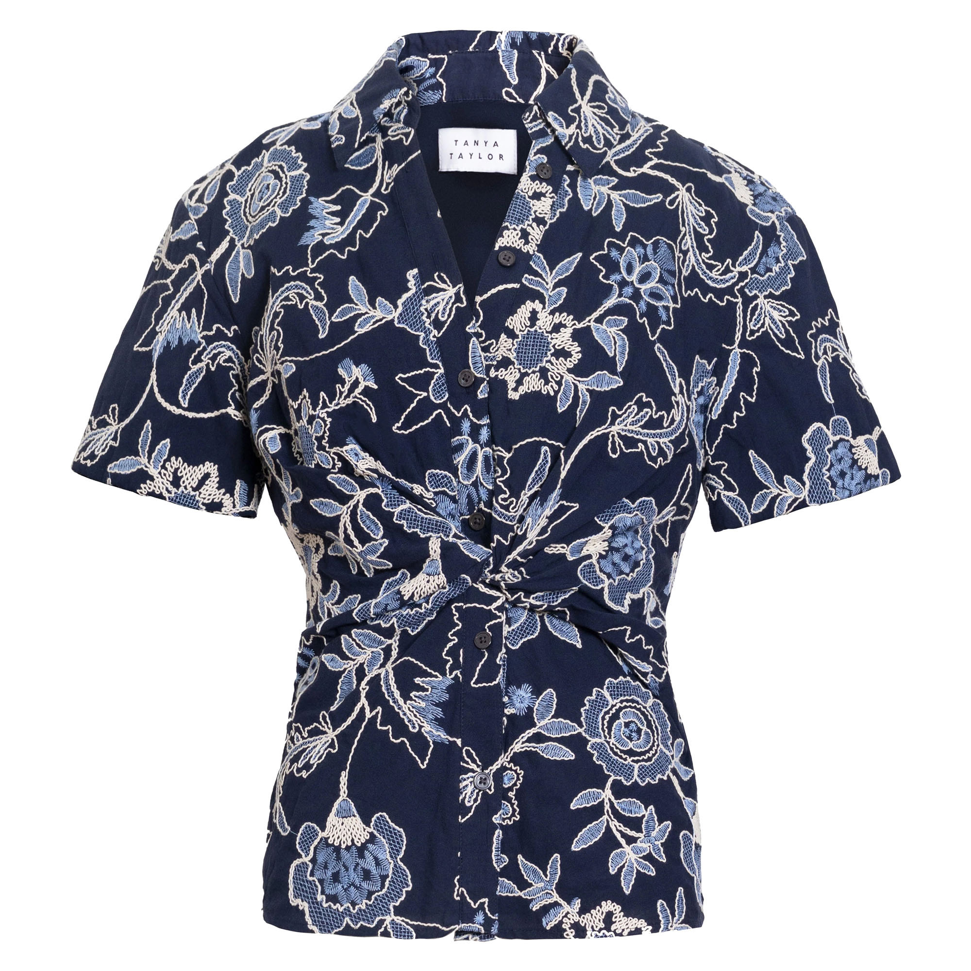 Oakley Short Sleeve Embroidered Poplin Top