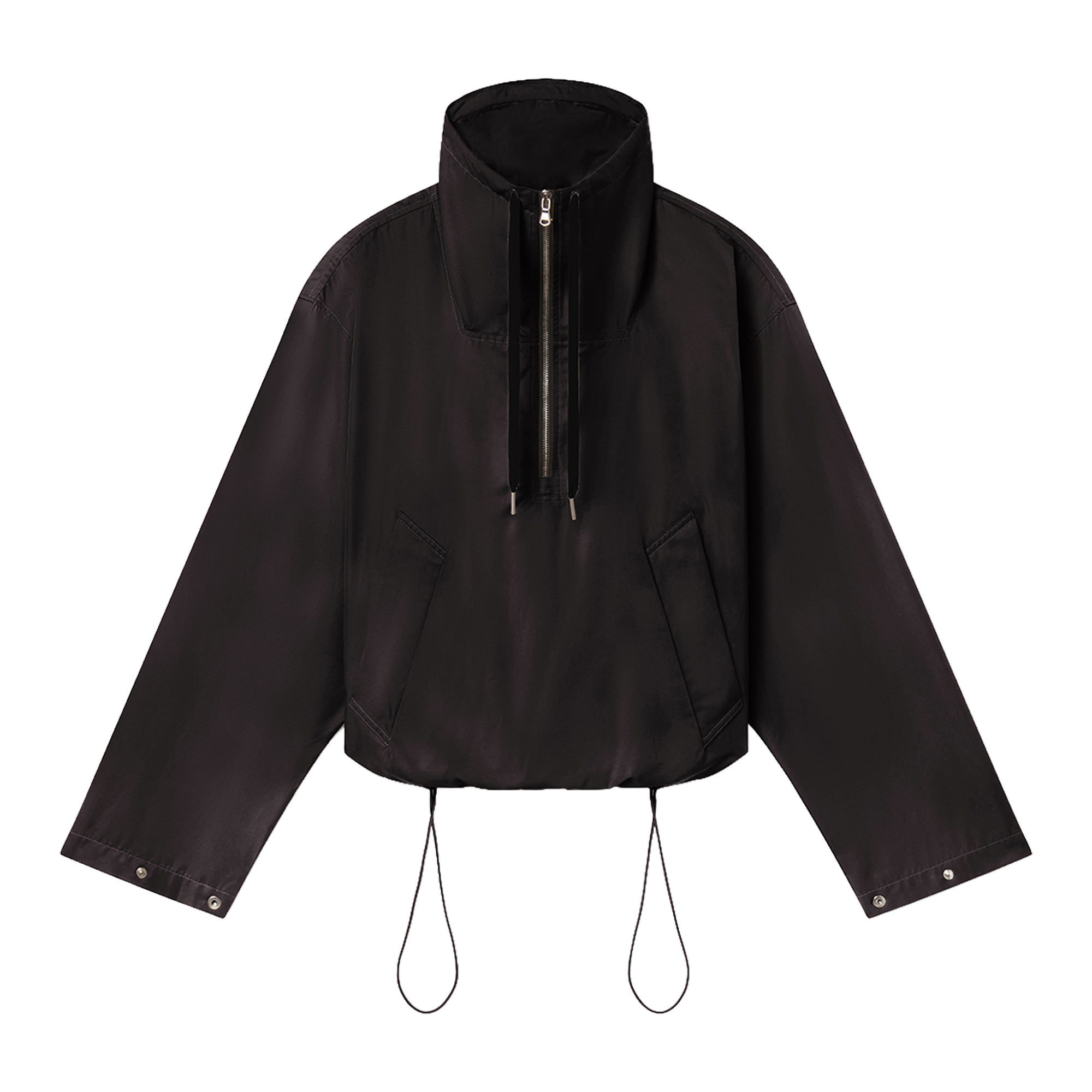 Lydia Nylon Popover Anorak Jacket