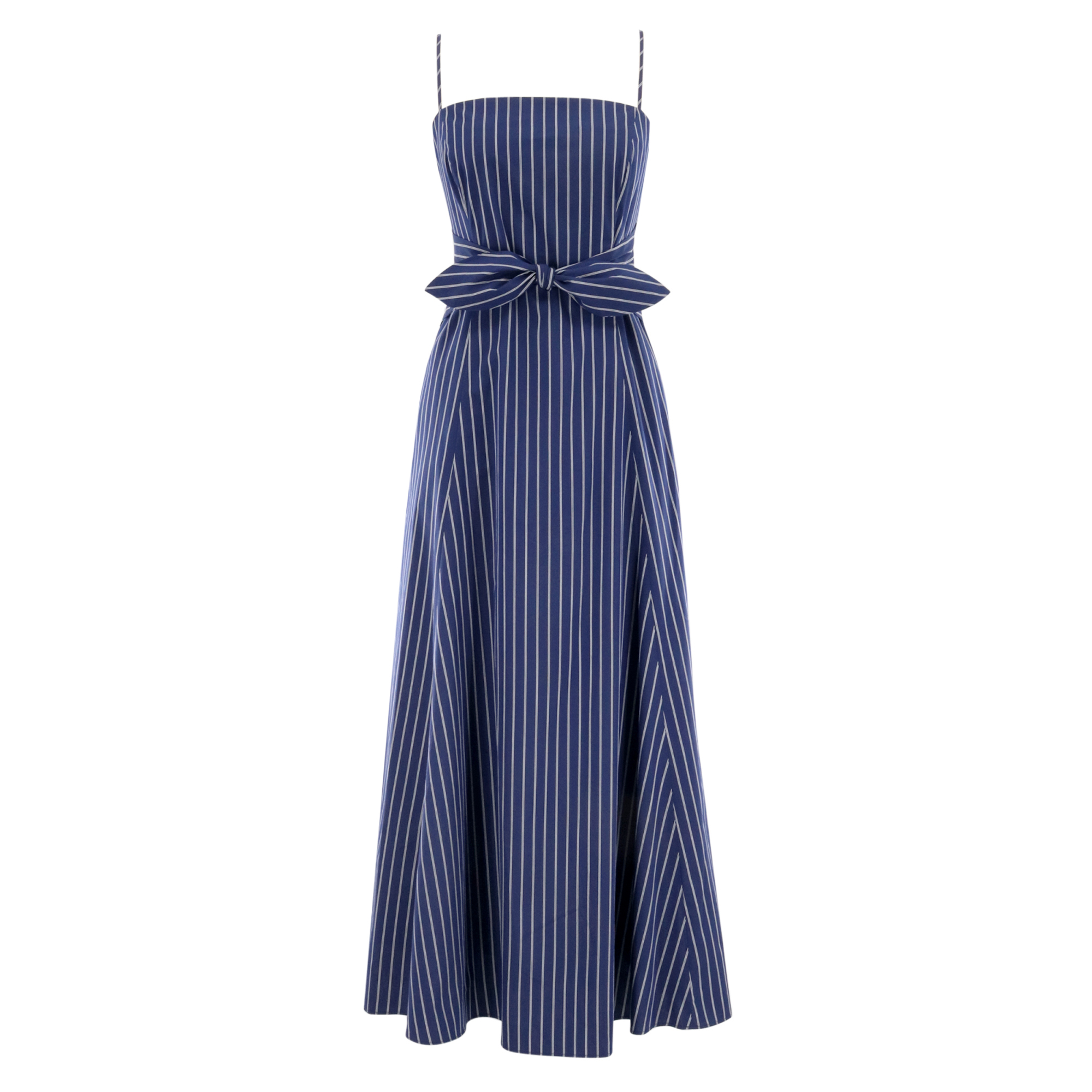 Zandra Striped Shirting Tie Front Dress