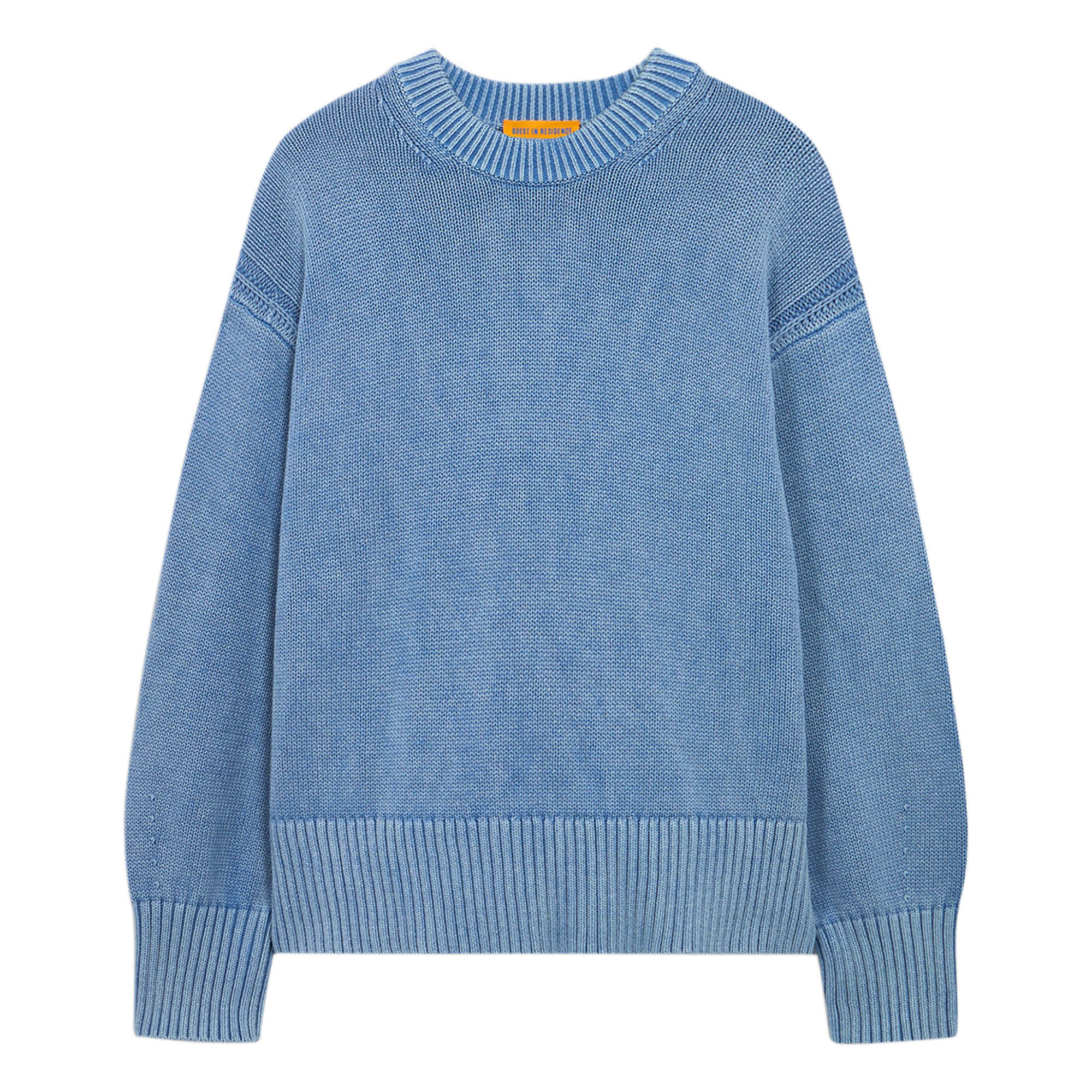 Long Sleeve Sunwash Cozy Crewneck Sweater