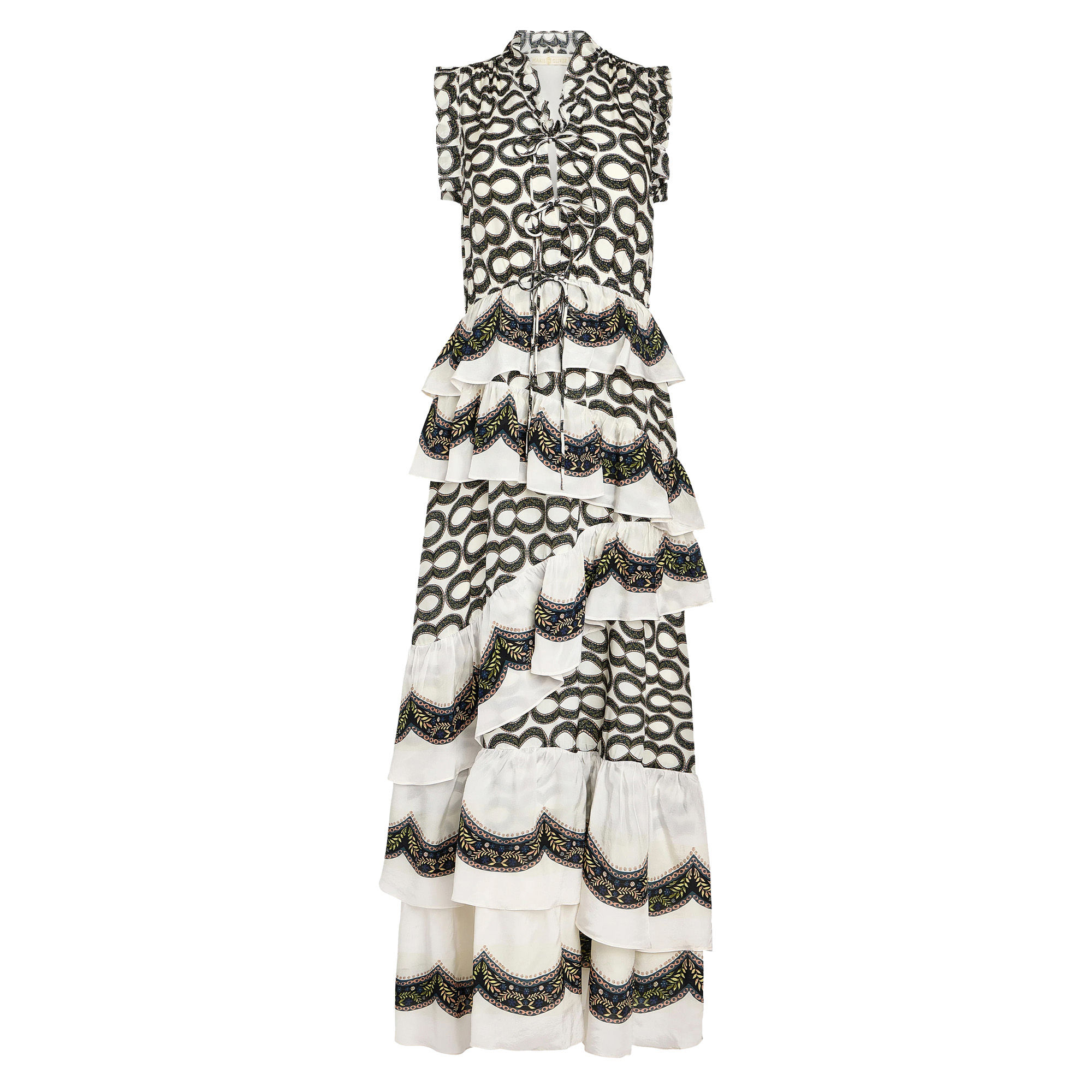 Franklin Sleeveless Tiered Maxi Dress