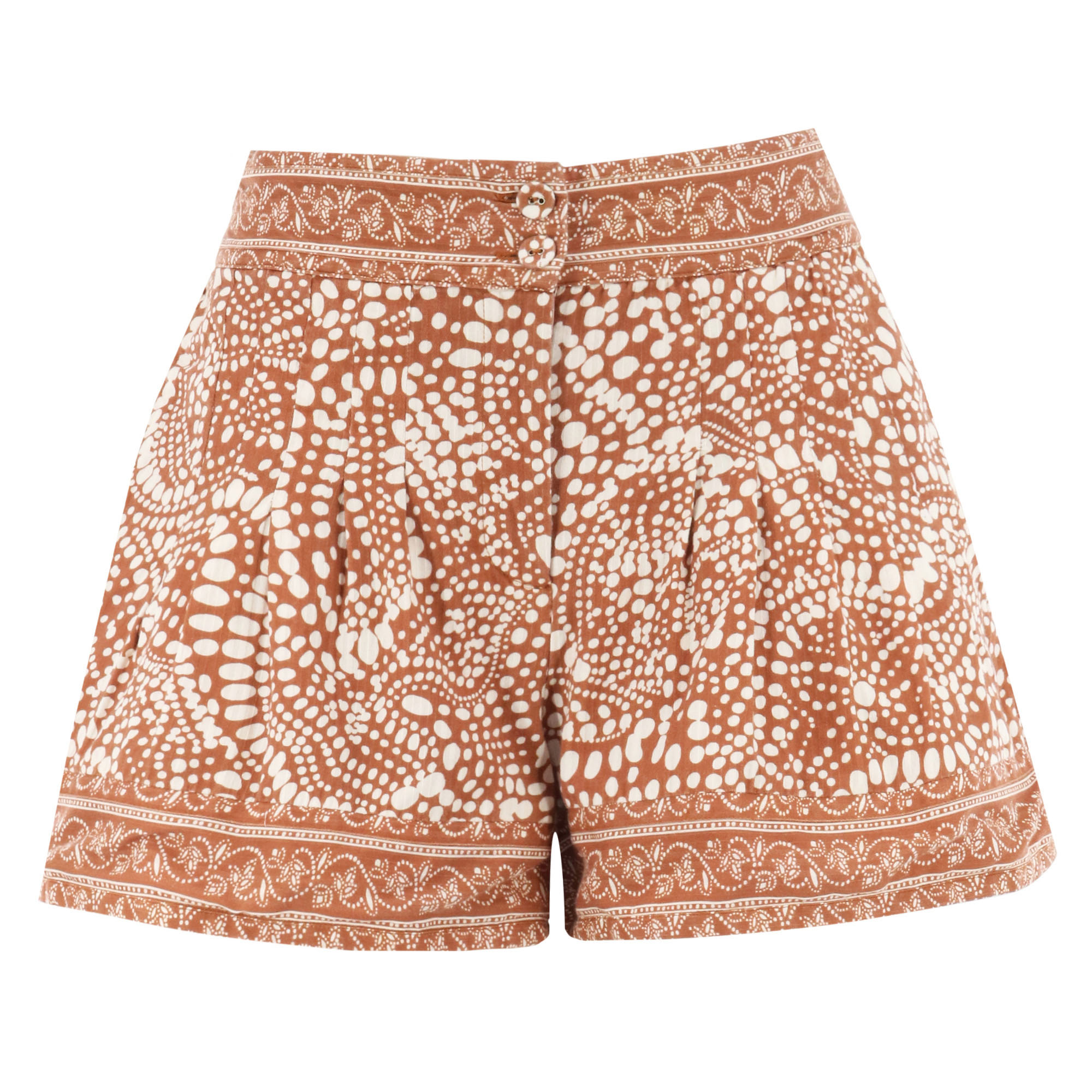 Quinn Printed Pleat Mini Short