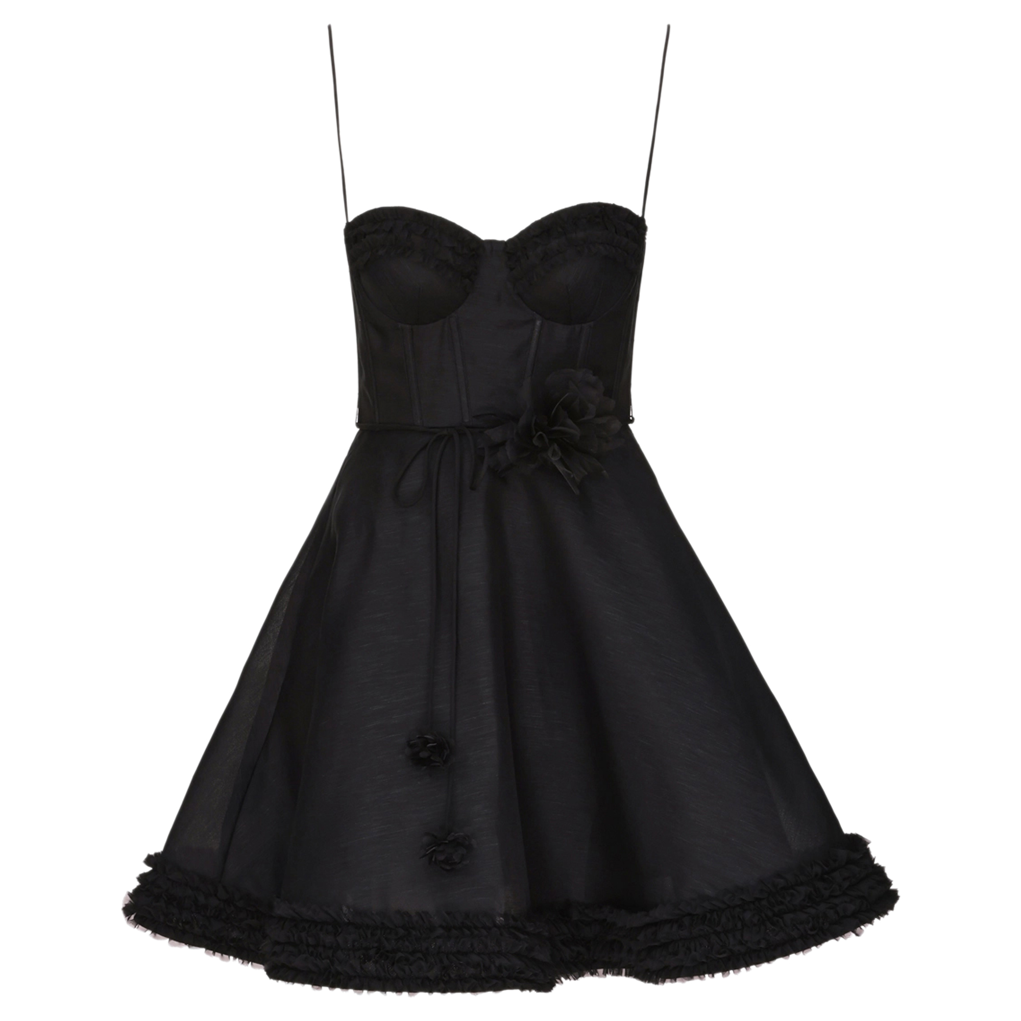 Luna Sleeveless Ruffle Mini Dress