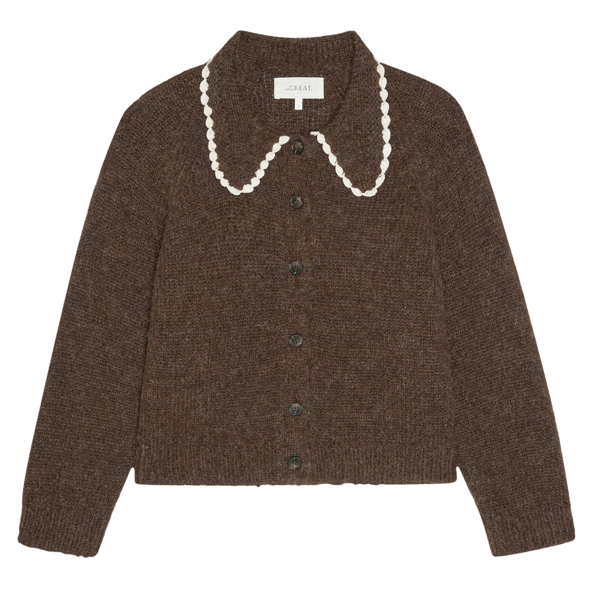 The Crochet Collar Cardigan
