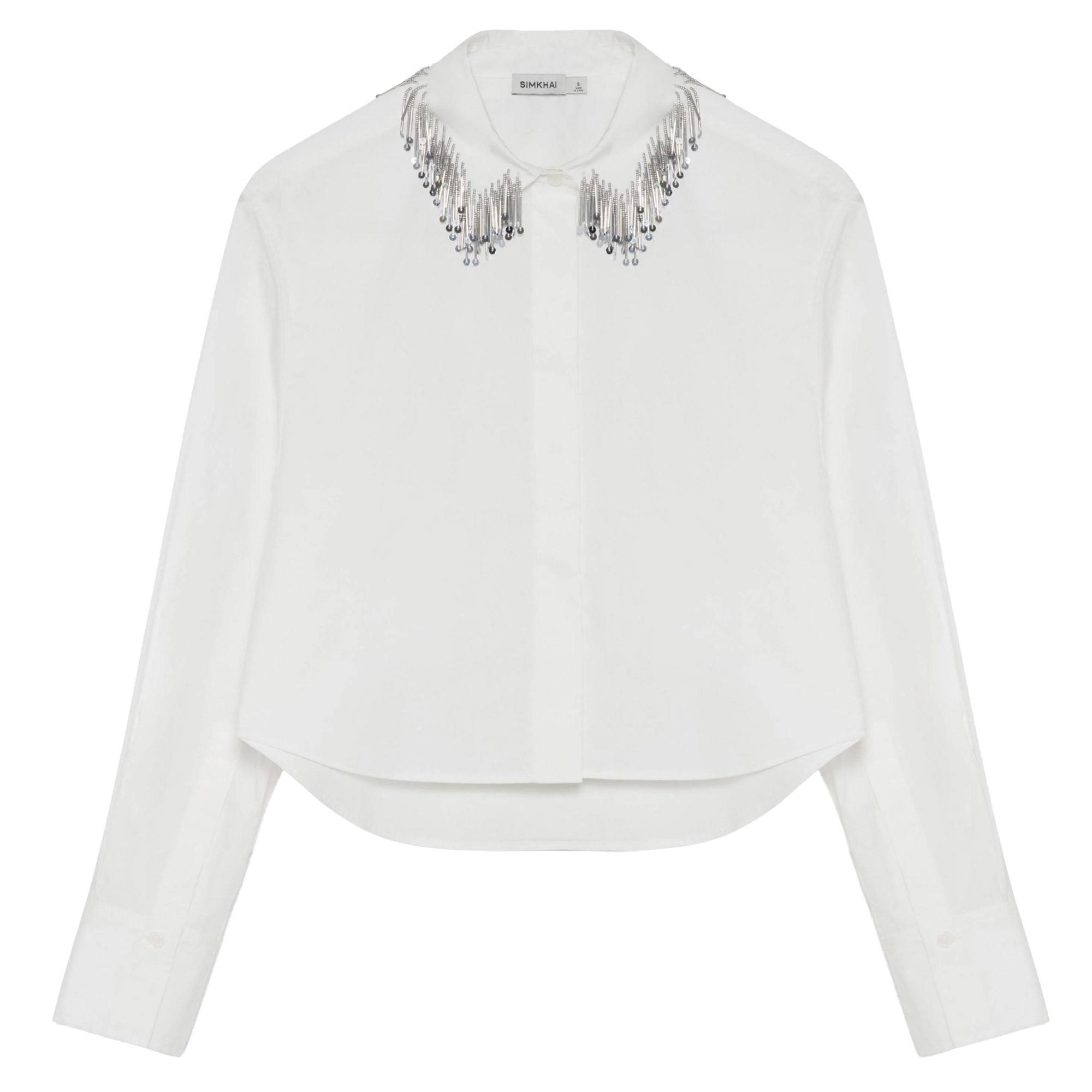 Renata Embellished Button Down Shirt