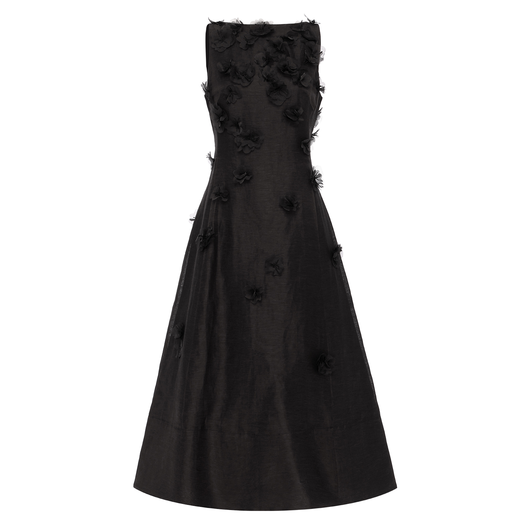 Cleo Petal Sleeveless Midi Dress