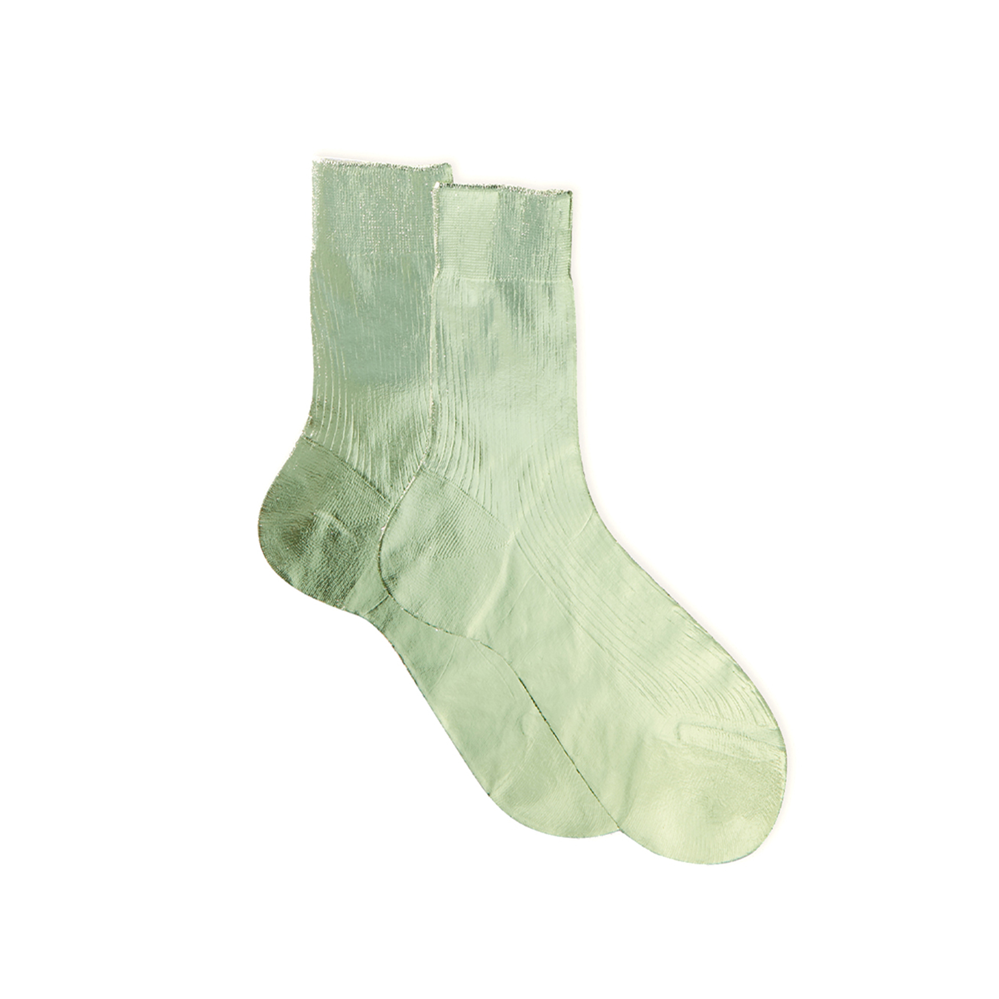 One Ribbon Laminated Socks