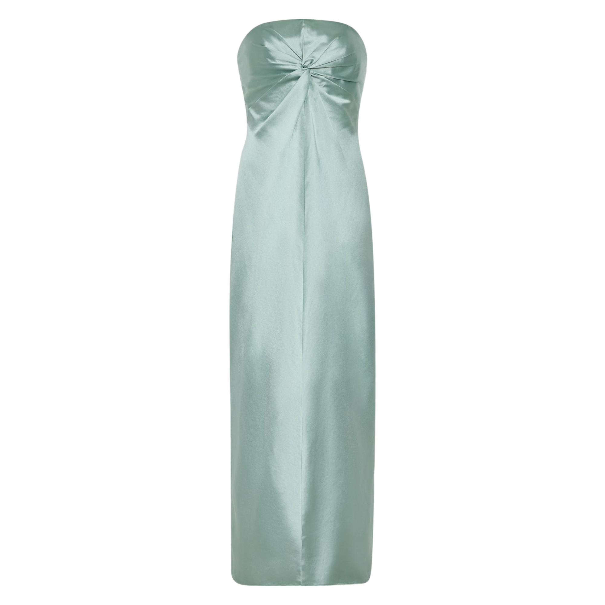 Michell Strapless Satin Maxi Dress