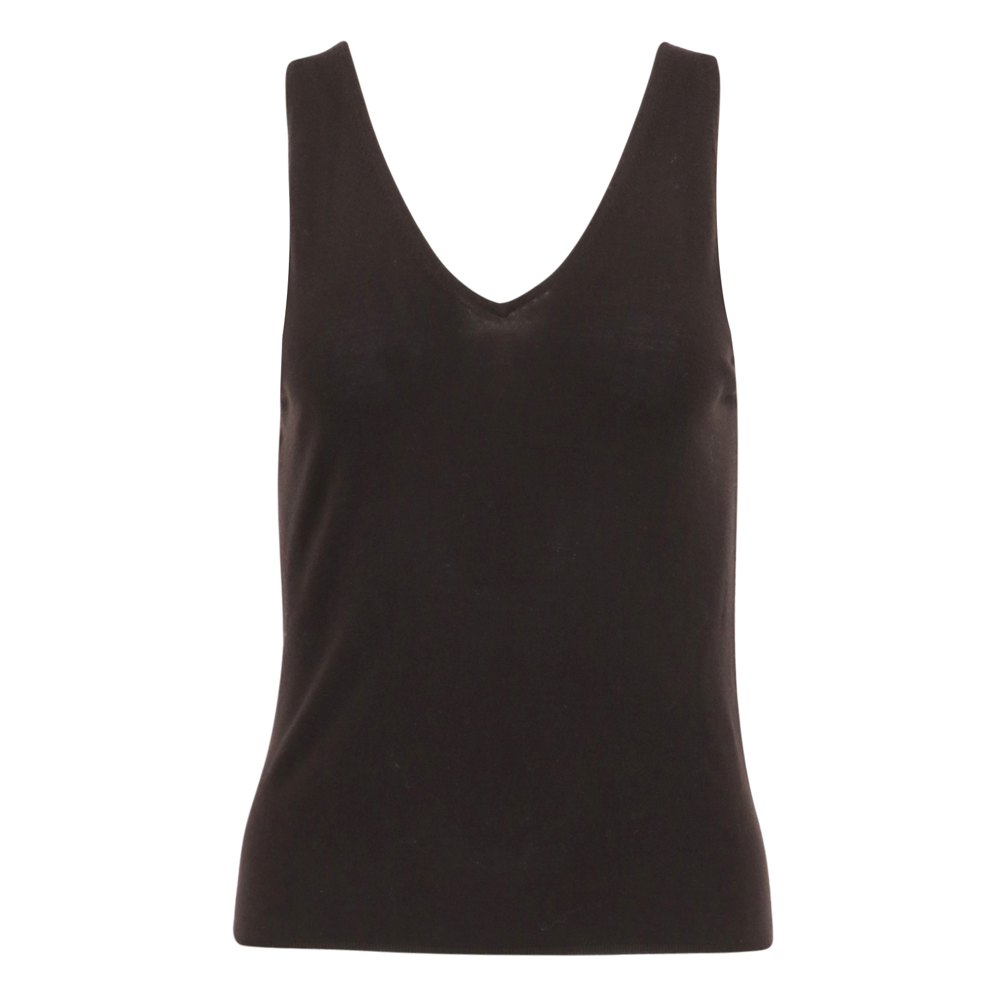 Addyson Wool Cashmere V-Neck Tank