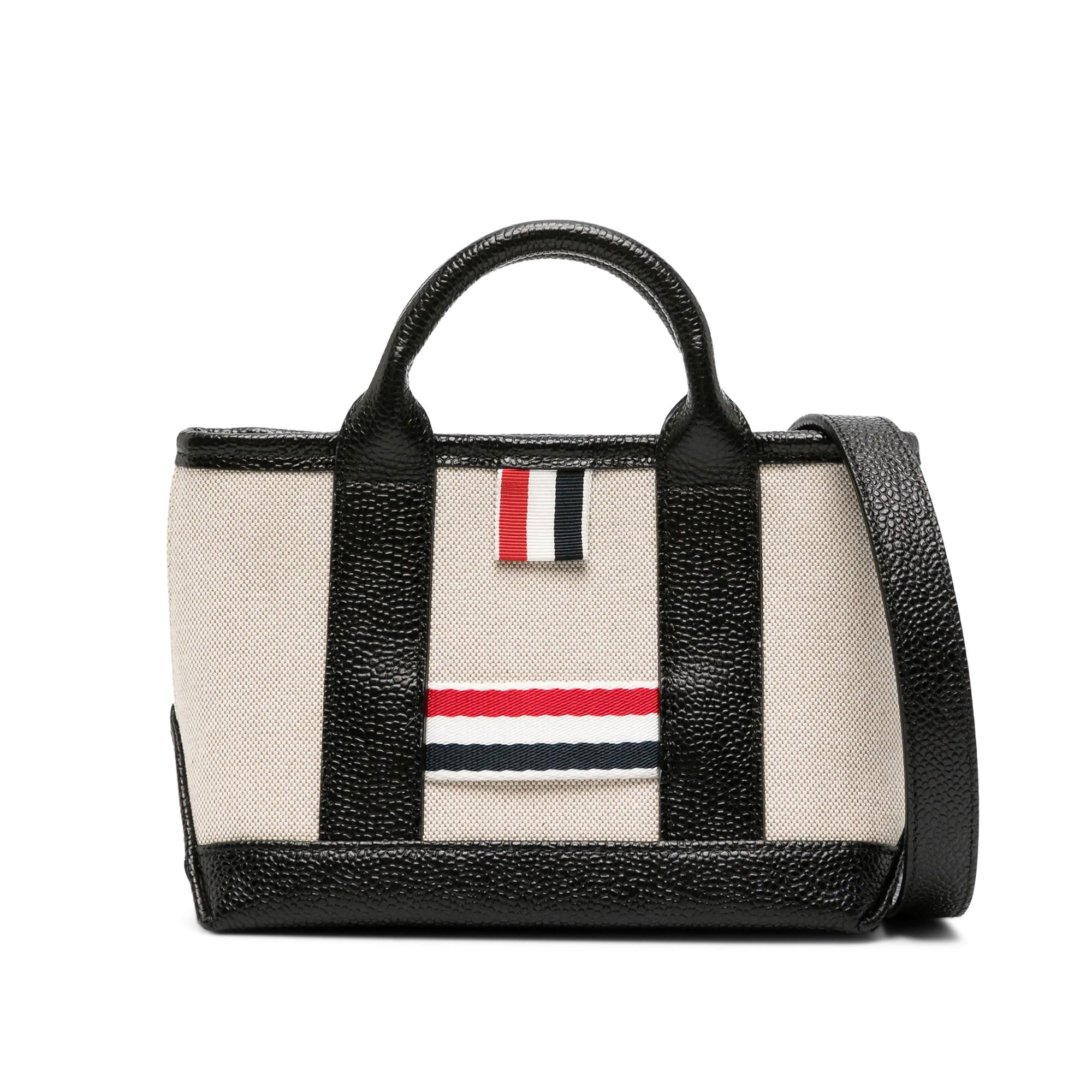 Micro Tool Tote Bag With Leather Trim