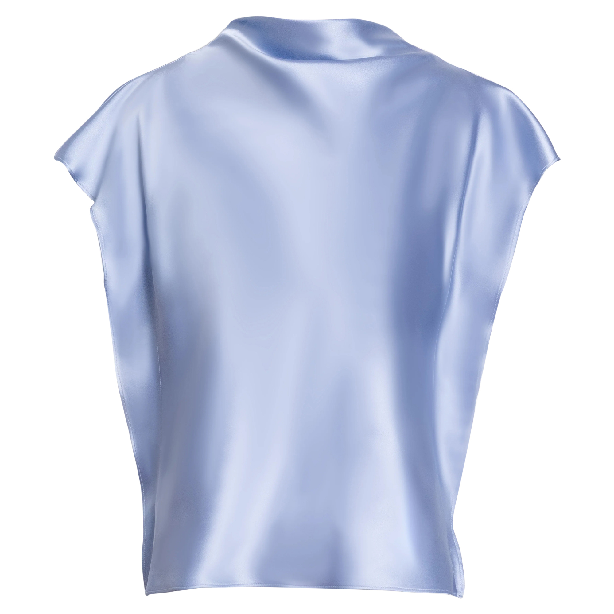 Adrien Short Sleeve Satin Top