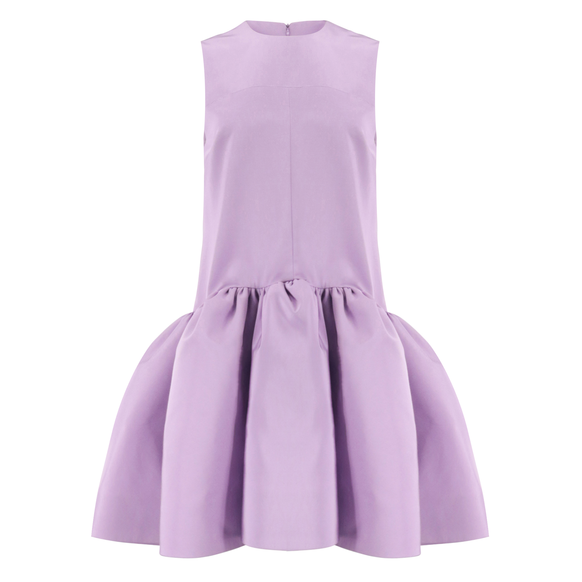 Sleeveless Babydoll Moire Dress