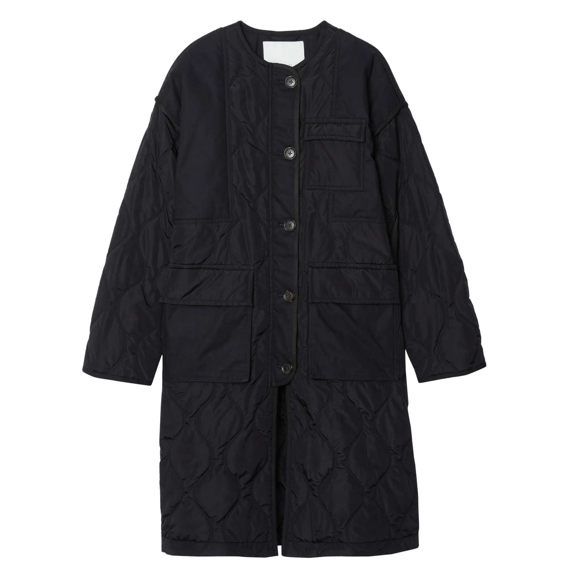 Quilted Nylon Liner Coat