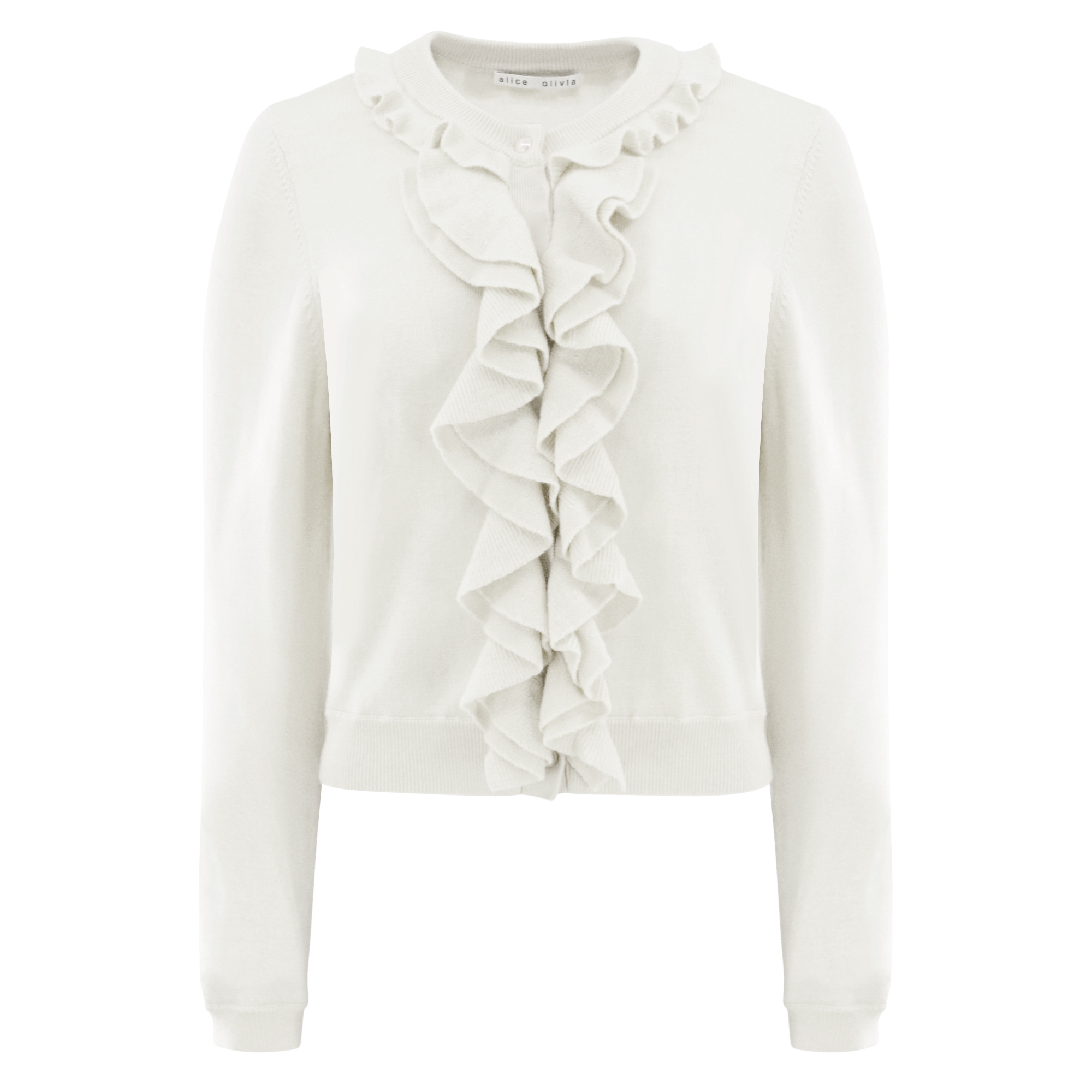 

Dollie Ruffled Cashmere Cardigan