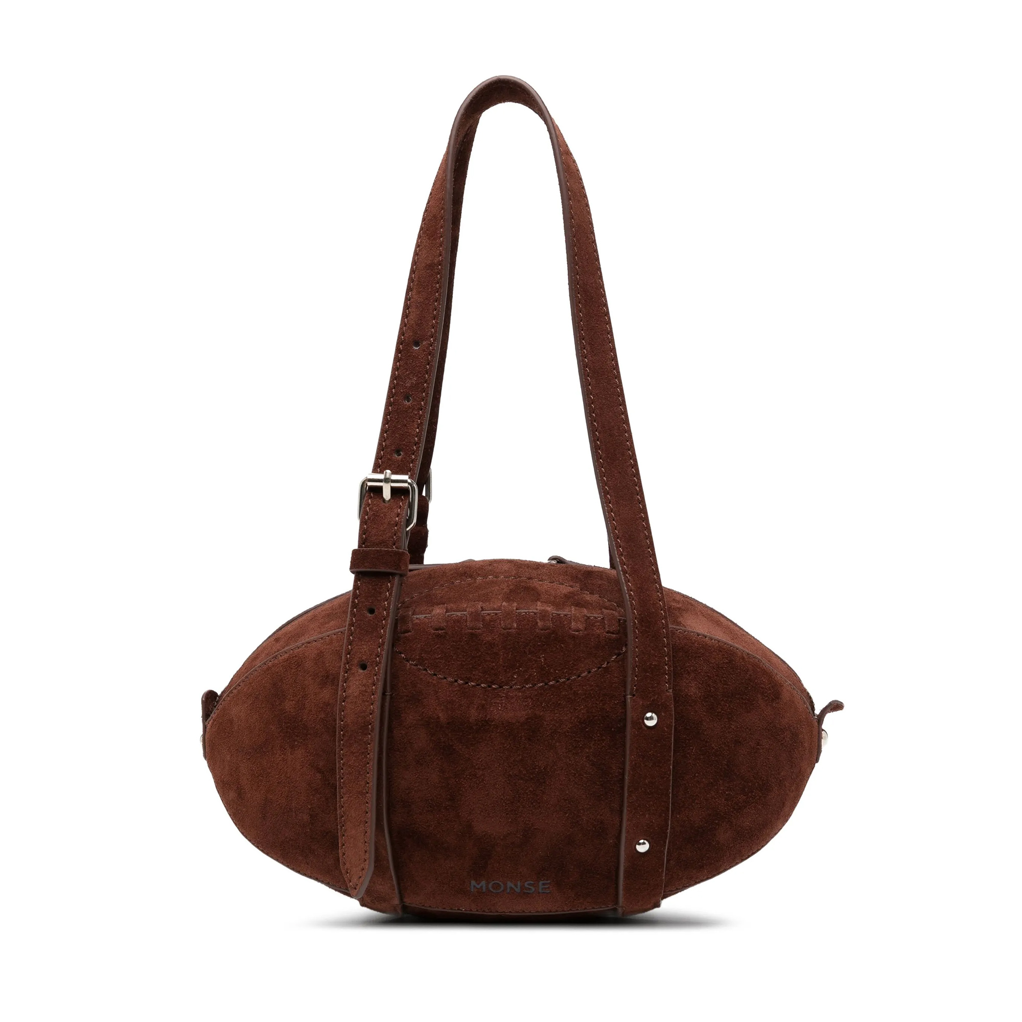 Suede Football Bag