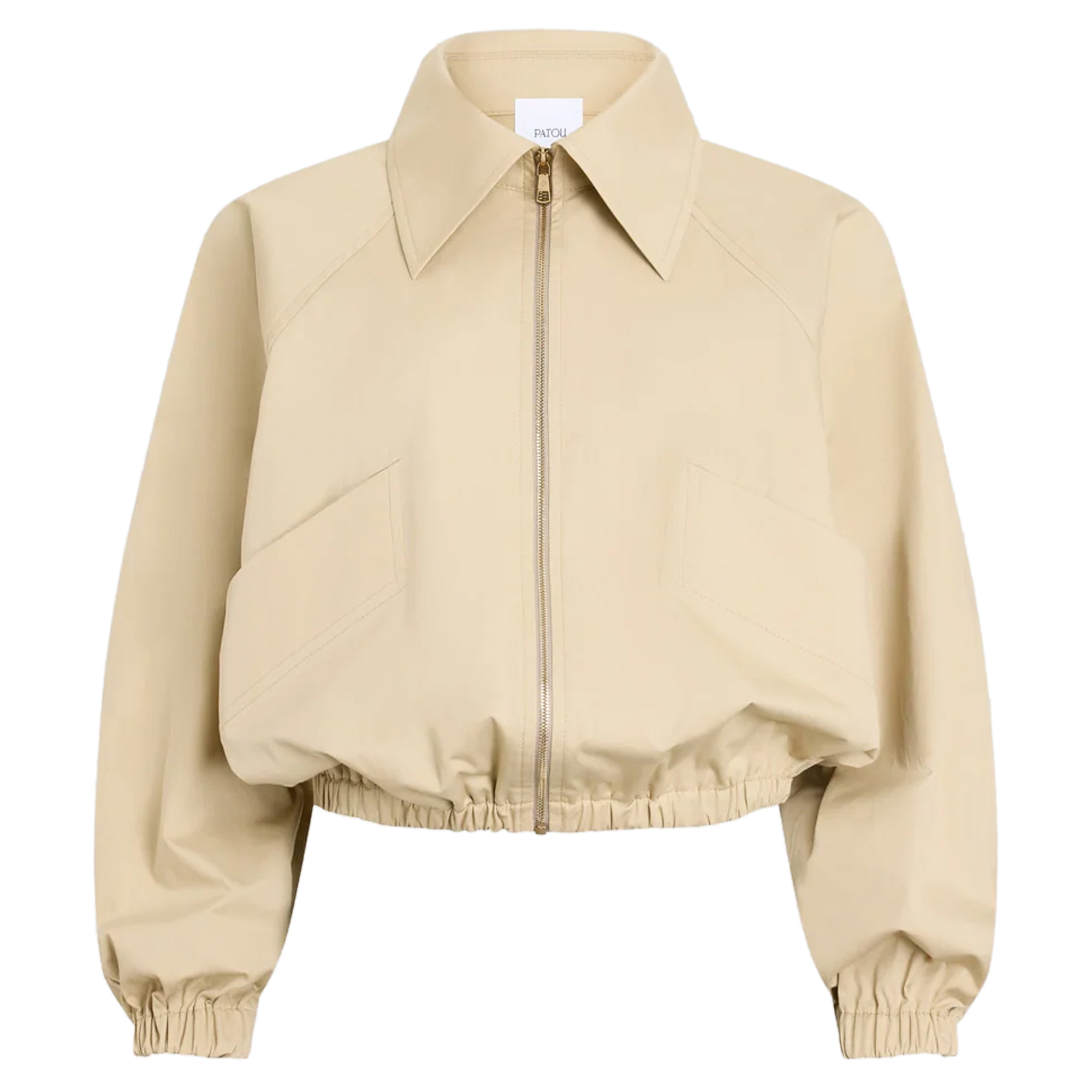 Organic Cotton Zippered Bomber Jacket