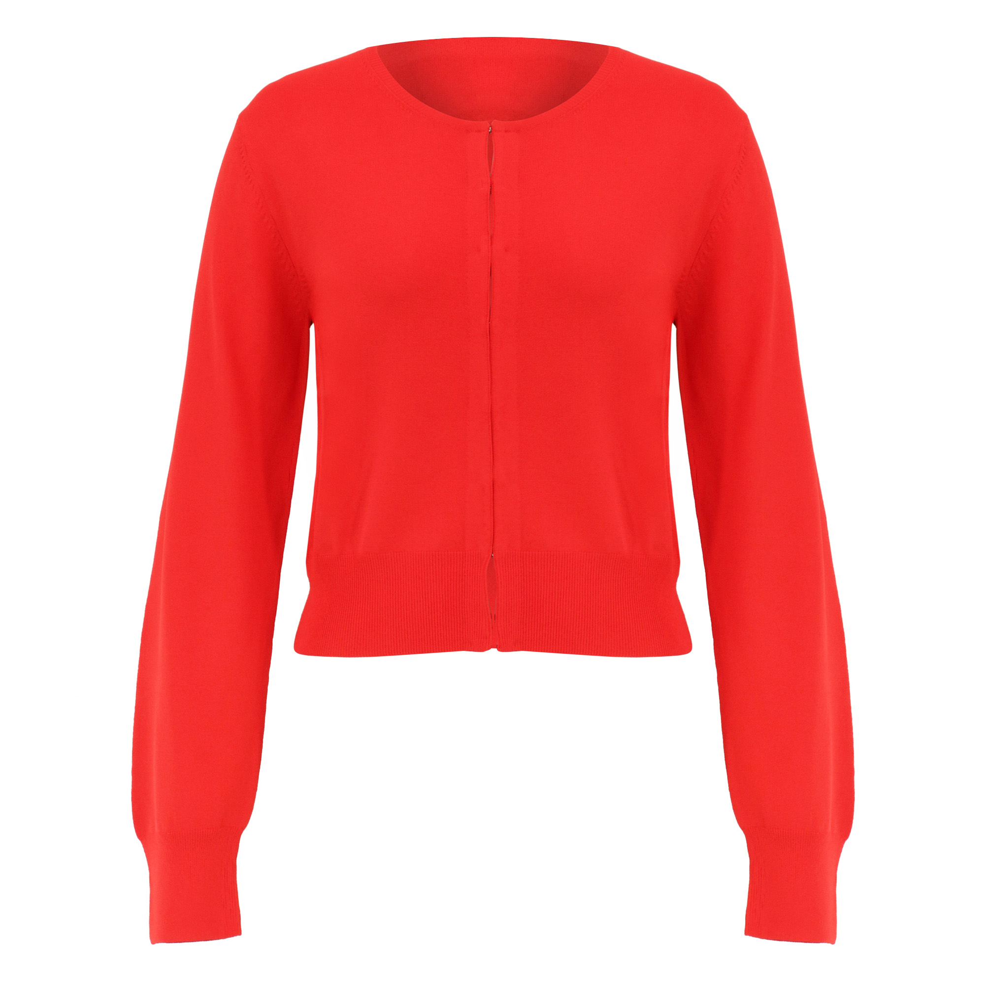 The Ellery Long Sleeve Viscose Shrunken Cardigan