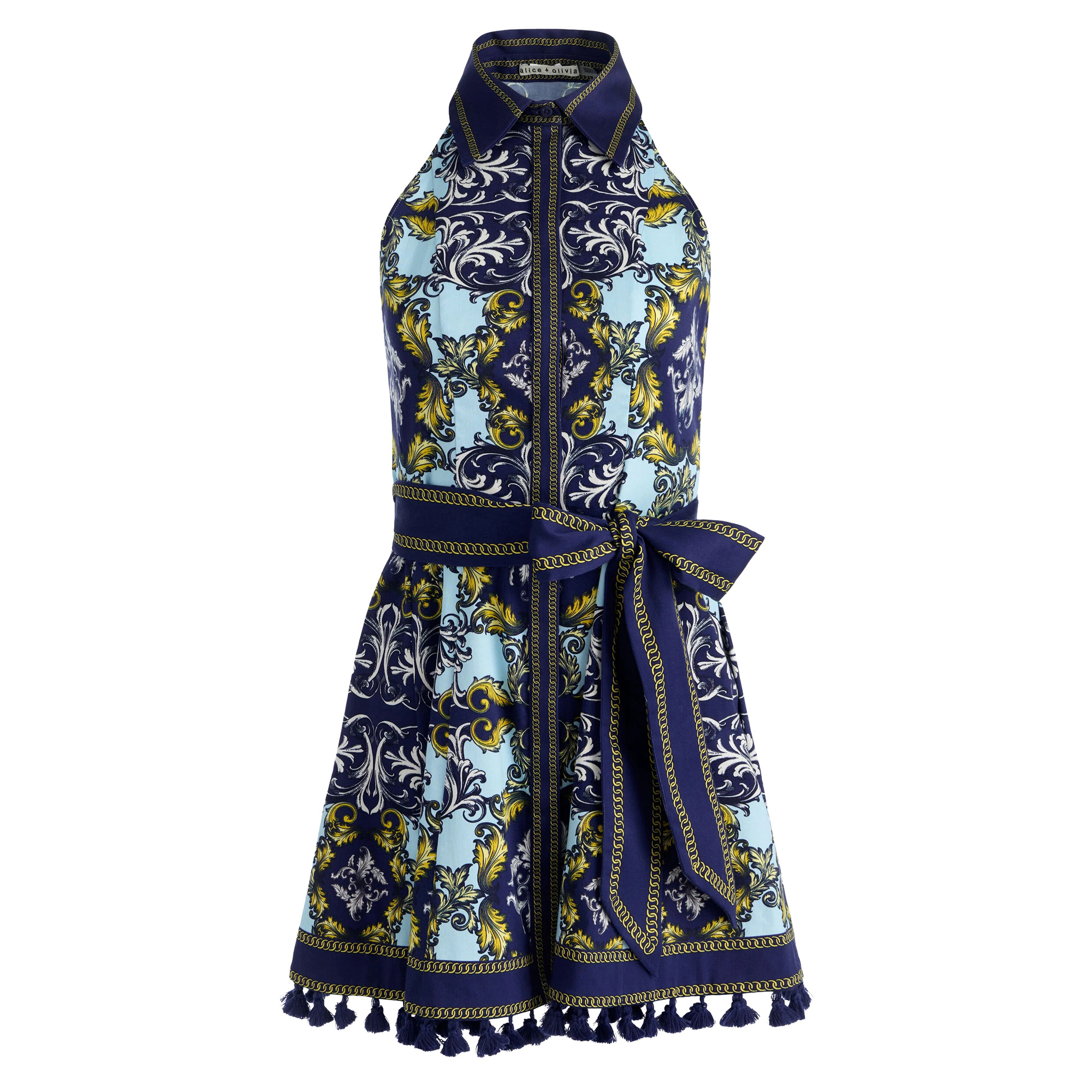 Lucy Sleeveless Mini Shirt Dress