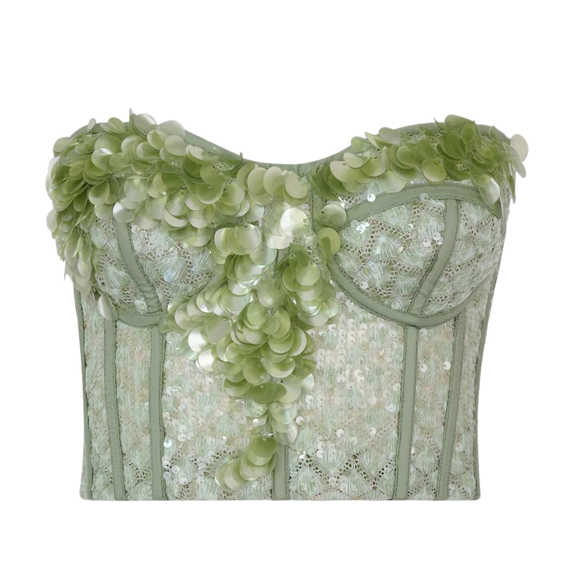 Mood Strapless Sequin Bustier