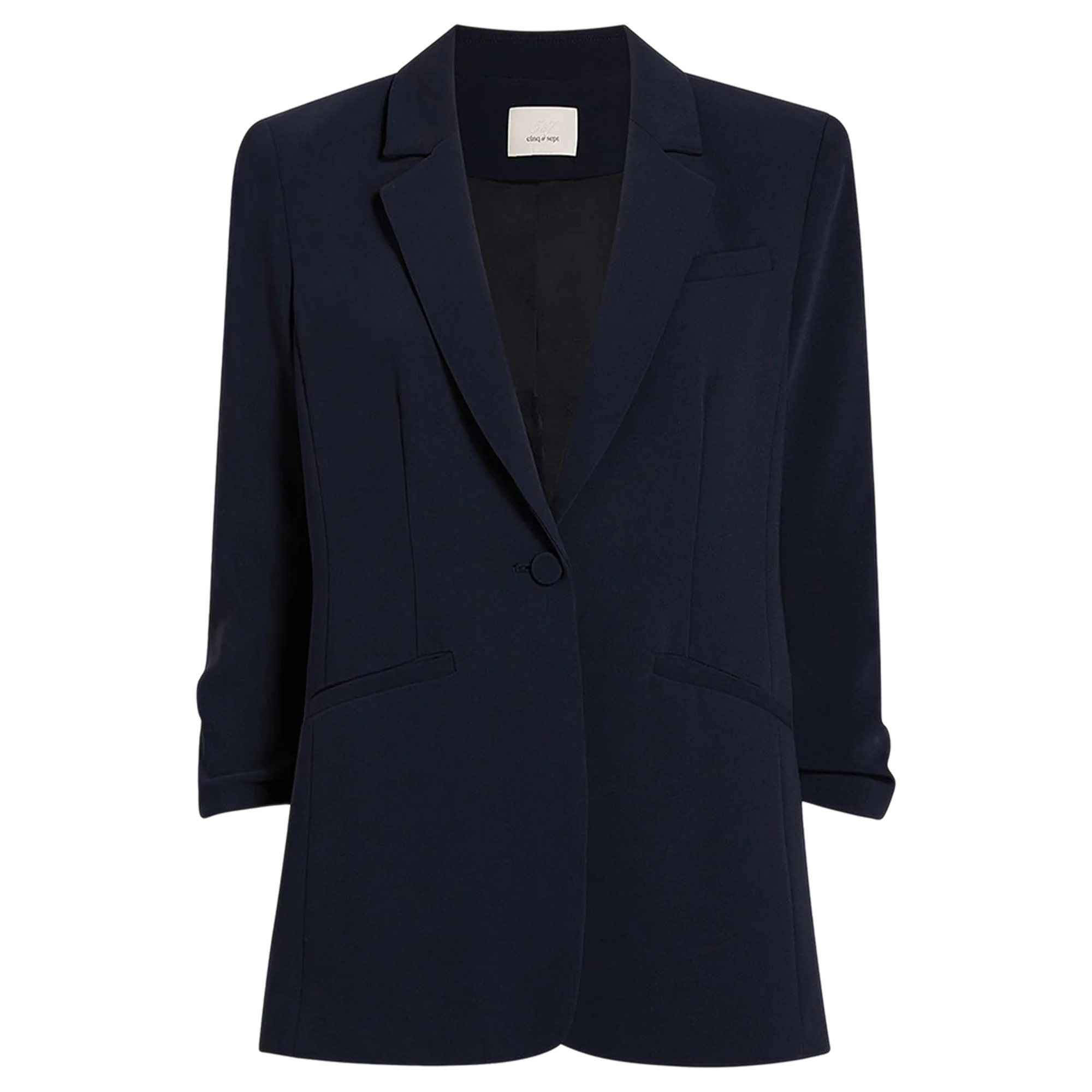 Crepe Khloe 3/4 Sleeve Blazer