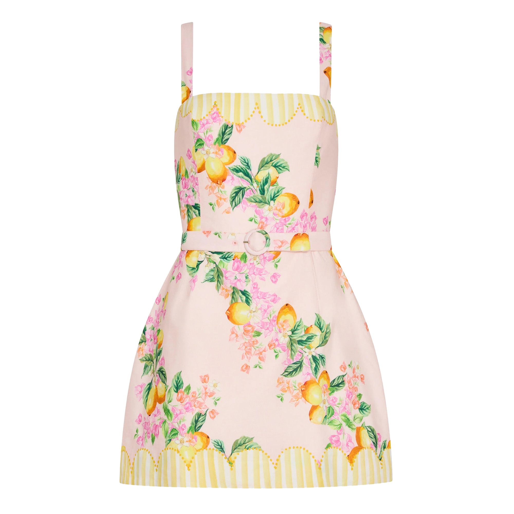 Judie Sleeveless Belted Romper