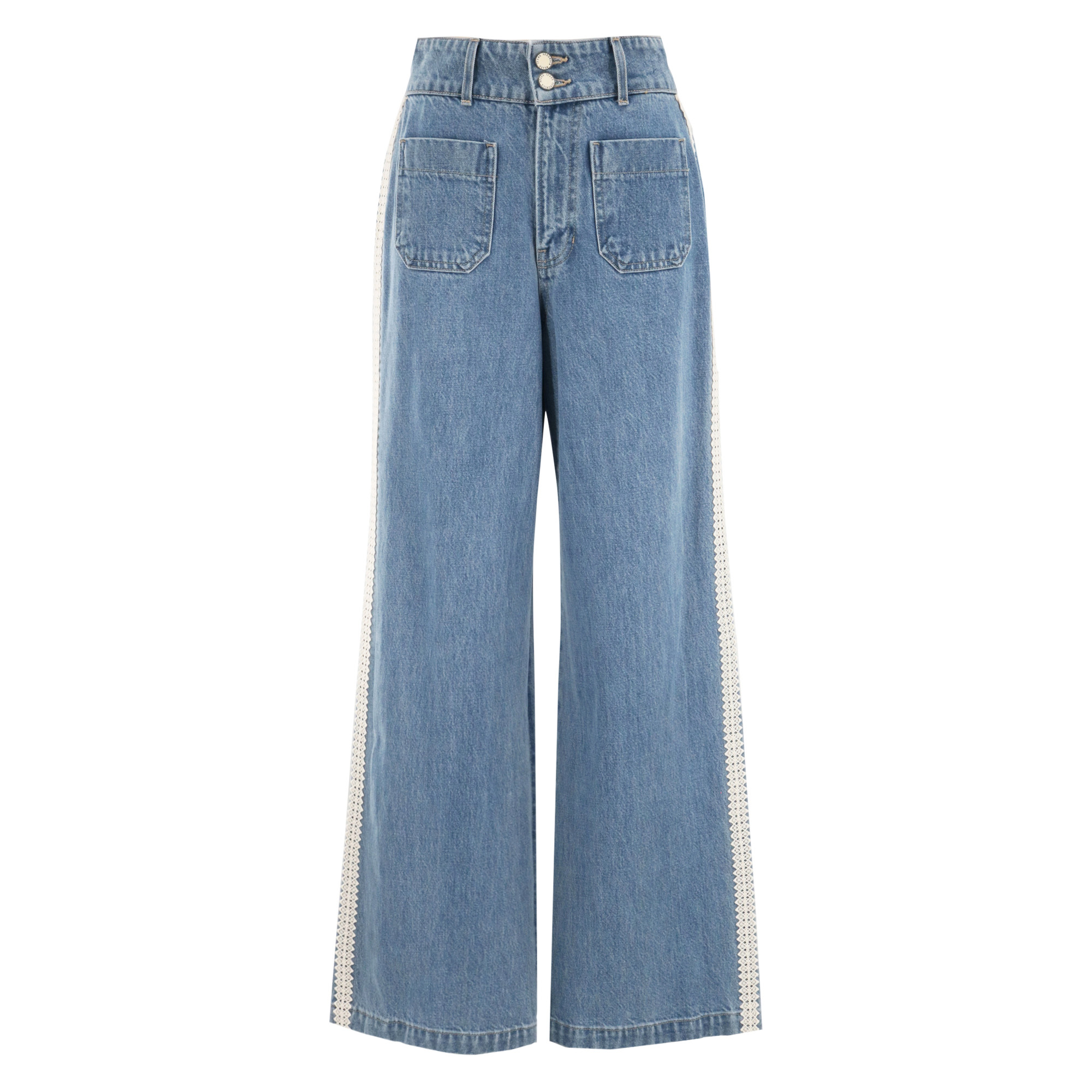 Taylor High Waist Wide Leg Jeans