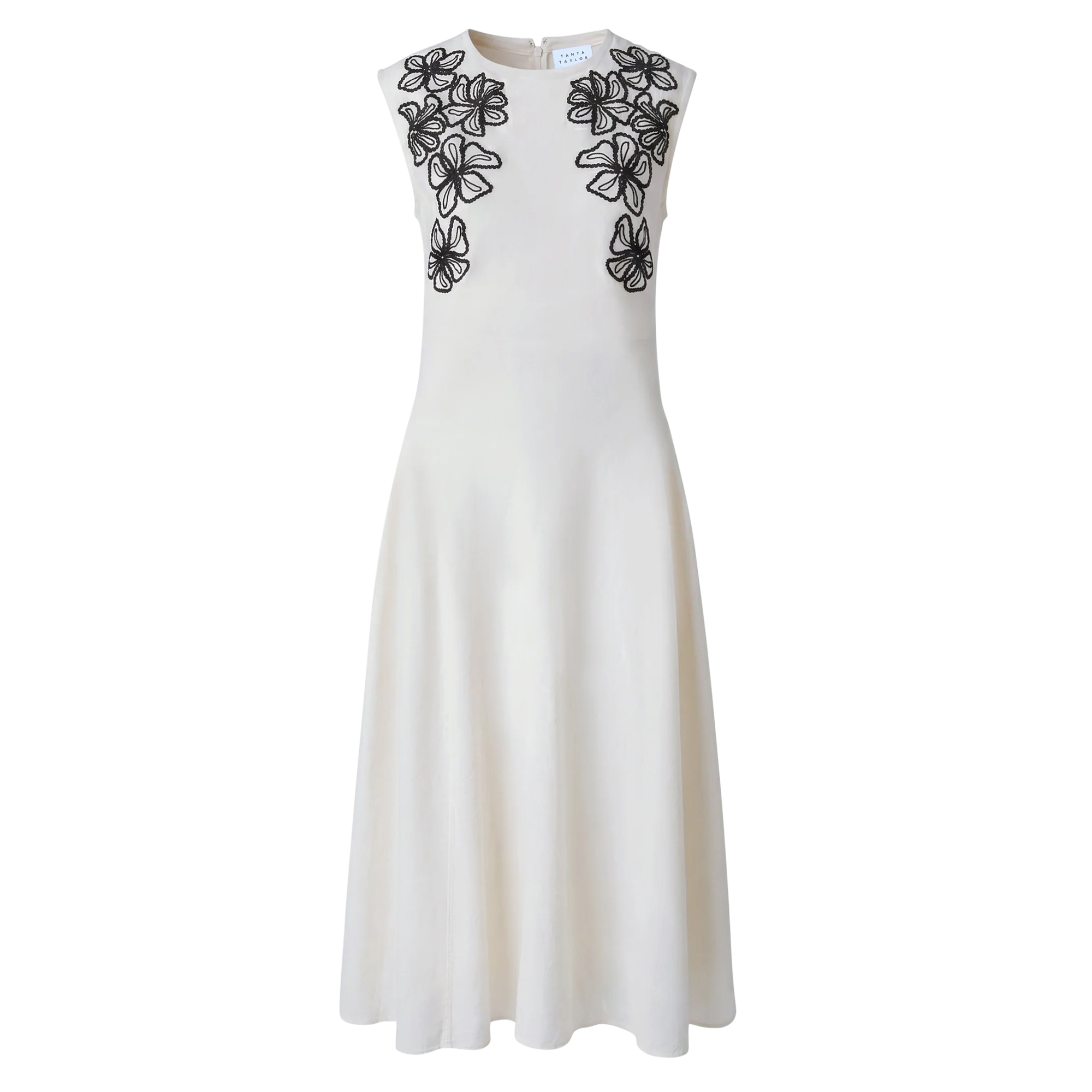 Sloane Sleeveless Crewneck Midi Dress