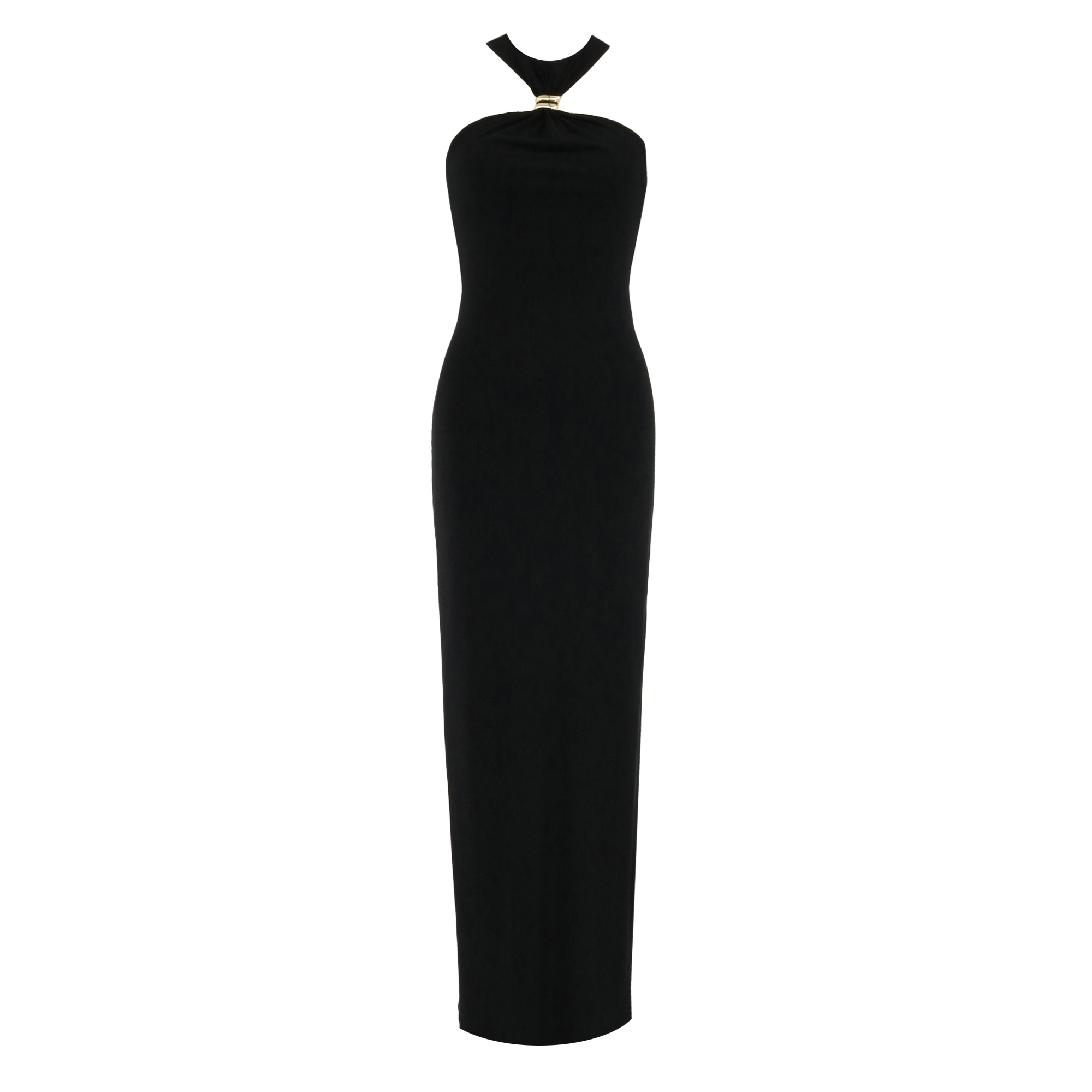 Ziamara Sleeveless Midi Dress With Hardware Detail