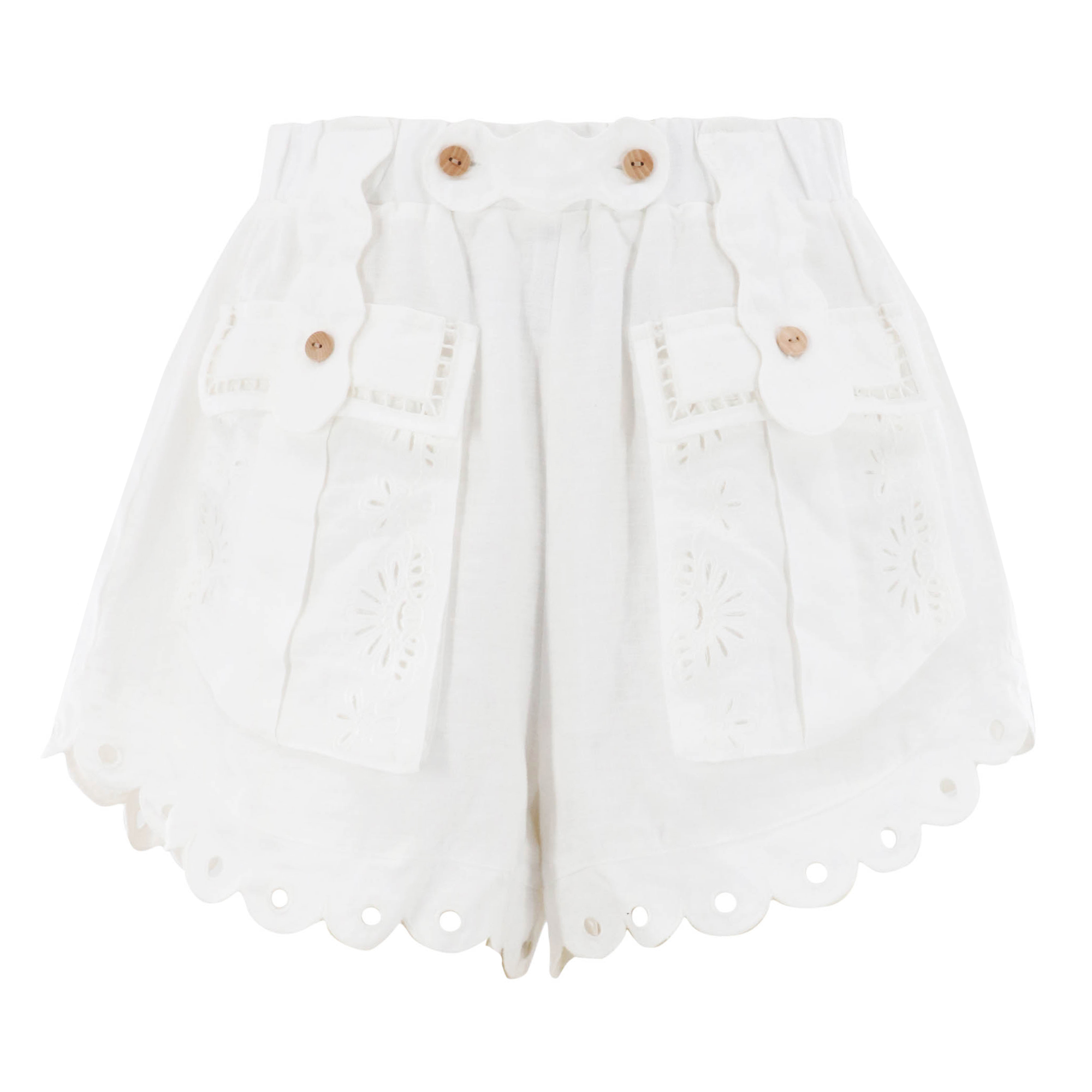 Artisanal Patch Pocket Linen Short