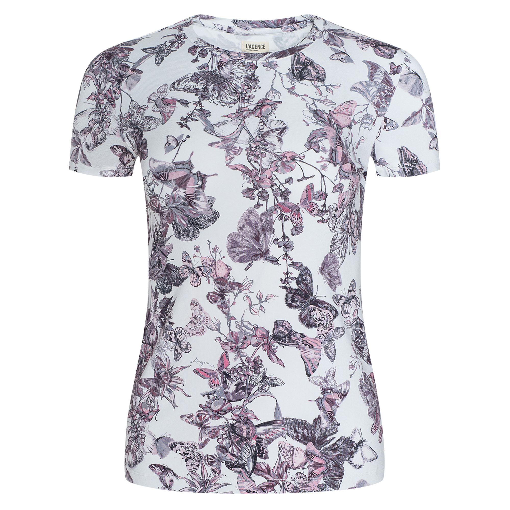 Ressi Short Sleeve Crew Neck Fitted Tee
